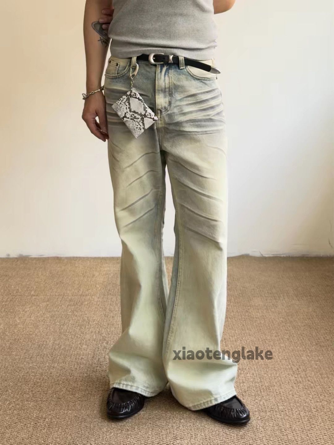 Jean zx junyawatanabe Prada style distressed rusty flared jeans Size US 32 / EU 48 - 1 Thumbnail