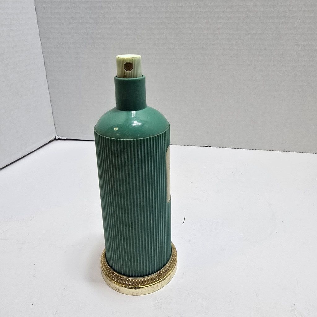 The Unbranded Brand Avon Green and Gold Régence Cologne Mist Bottle 1960s Size ONE SIZE - 6 Thumbnail