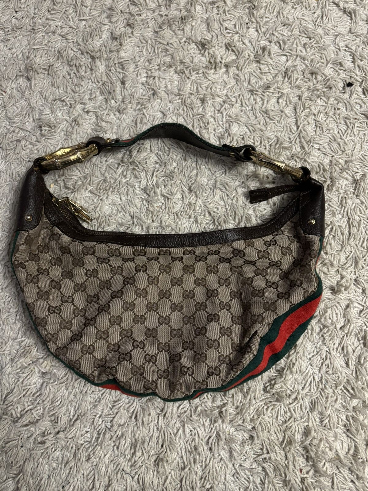 Designer × Gucci × Vintage Vintage Monogram Bag Gucci Size ONE SIZE - 1 Thumbnail