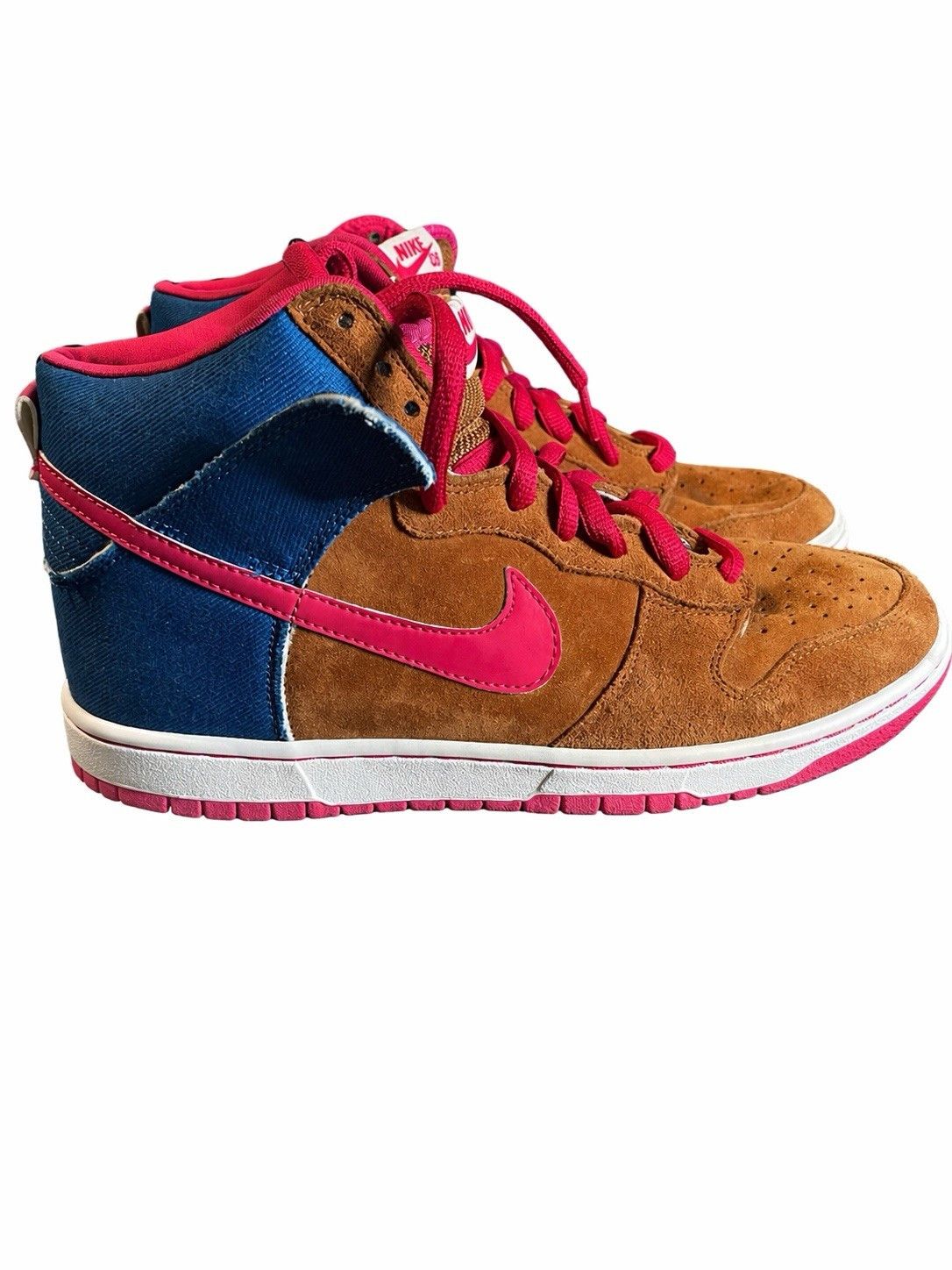 Nike SB Nike SB Dunk High Todd Bratrud Brown Pink SZ 10 Size US 10 / EU 43 - 5 Thumbnail