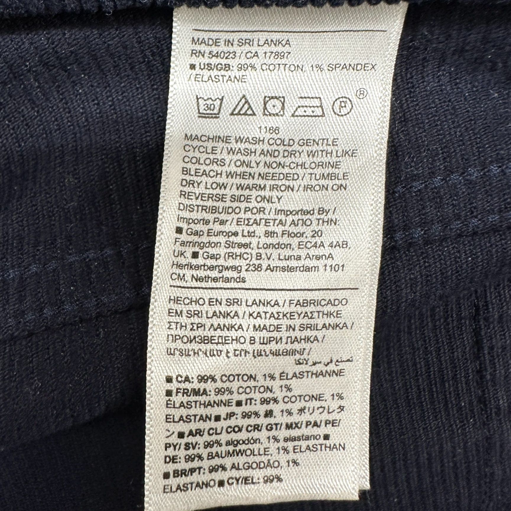 Banana Republic VINTAGE Banana Republic Pants Womens 26 Blue Navy Corduroy Bootcut Flare Classic Cotton Size 28" / US 6 / IT 42 - 4 Thumbnail