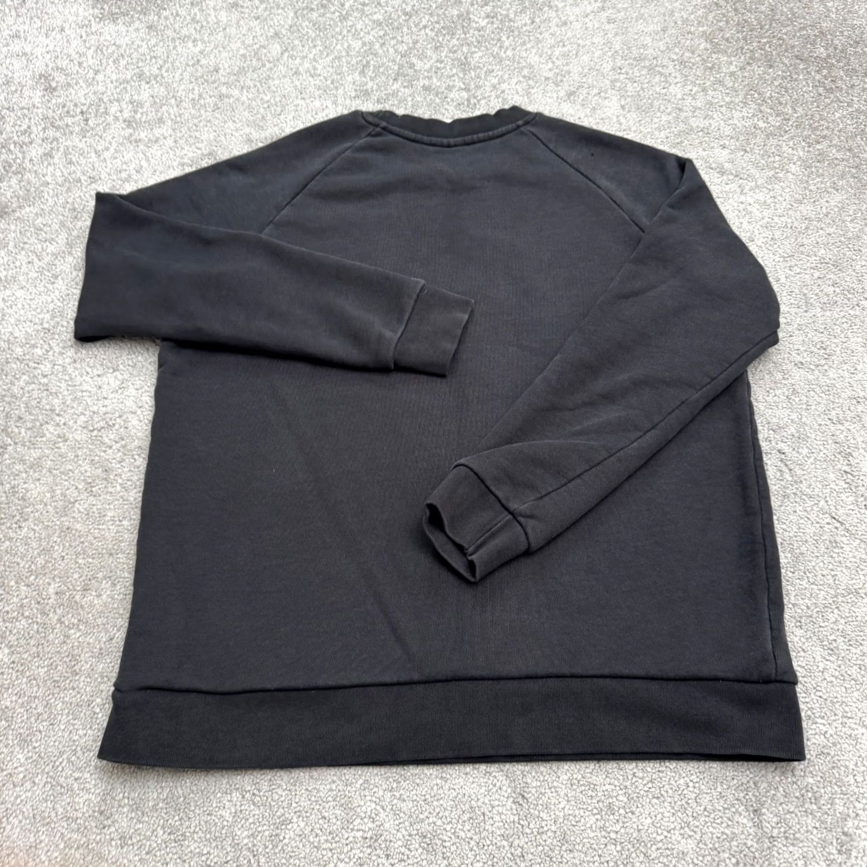 Adidas Adidas Originals Trefoil Logo Graphic Pullover Sweatshirt Men Large Black Raglan Size US L / EU 52-54 / 3 - 2 Thumbnail