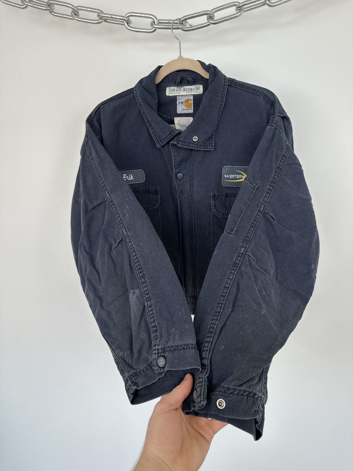 Carhartt Vintage Carhartt Flame Resistant USA Patches Cropped Jacket Size US M / EU 48-50 / 2 - 10 Thumbnail