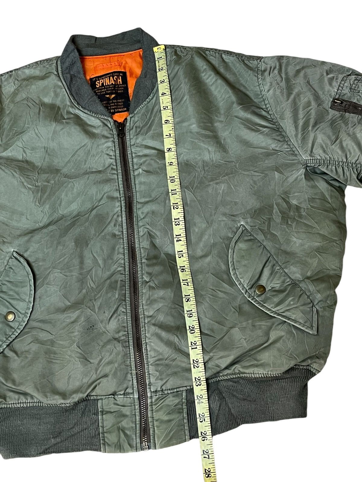 Japanese Brand VINTAGE JAPANESE BRAND SPINASH BOMBER JACKET Size US L / EU 52-54 / 3 - 9 Thumbnail