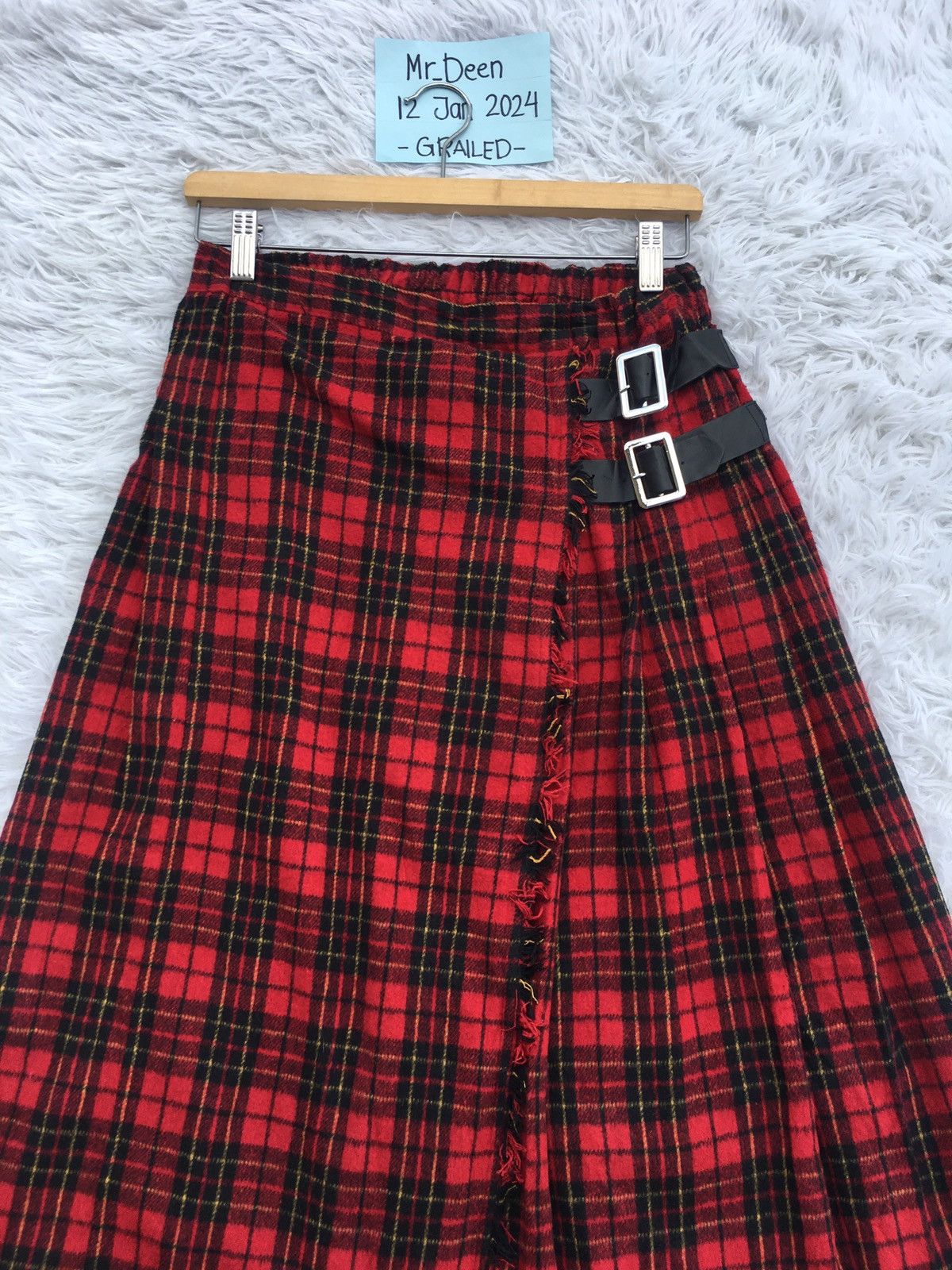 Japanese Brand Vintage Rare Punk Seditionaries Checkered Skirt Size 26" / US 2 / IT 38 - 5 Thumbnail