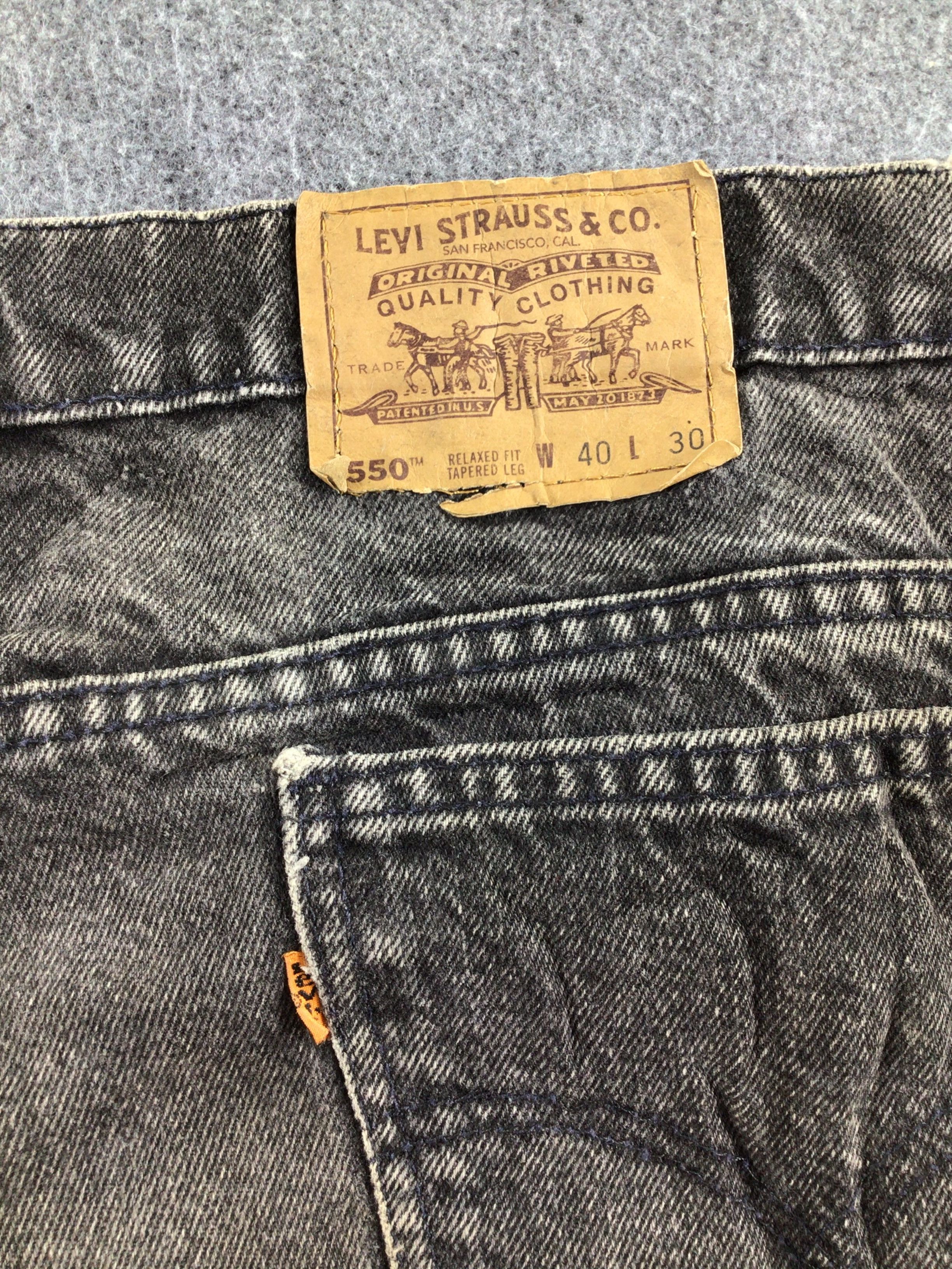 Levi's Vintage Levis 550 Orange Tab Jeans-J436 Size US 39 - 5 Thumbnail