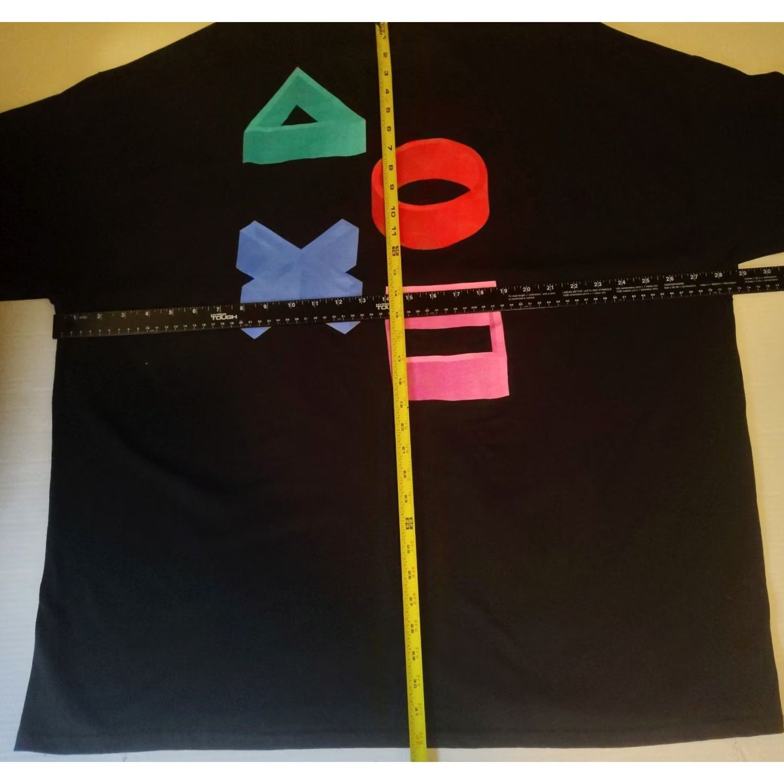 Vintage VINTAGE Playstation T-Shirt Mens 4XL Black Video Gamer Controller Buttons Graphic Size US XXL / EU 58 / 5 - 3 Thumbnail
