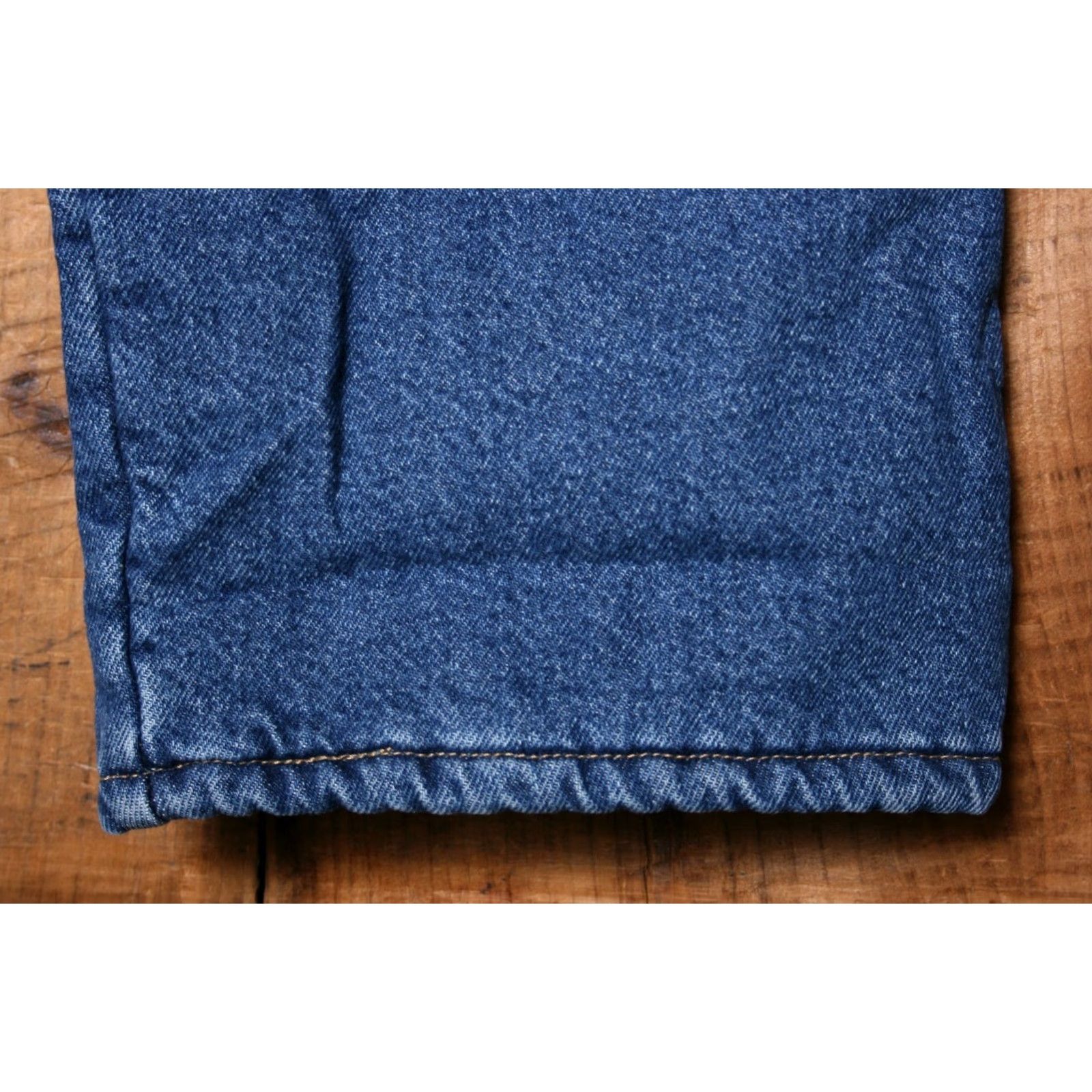 Wrangler Wrangler Rugged Wear Jeans Relaxed 5-Pocket Denim Straight Blue Sz 38x32 Men Regular Lined US 39" Waist Size US 39 - 5 Thumbnail
