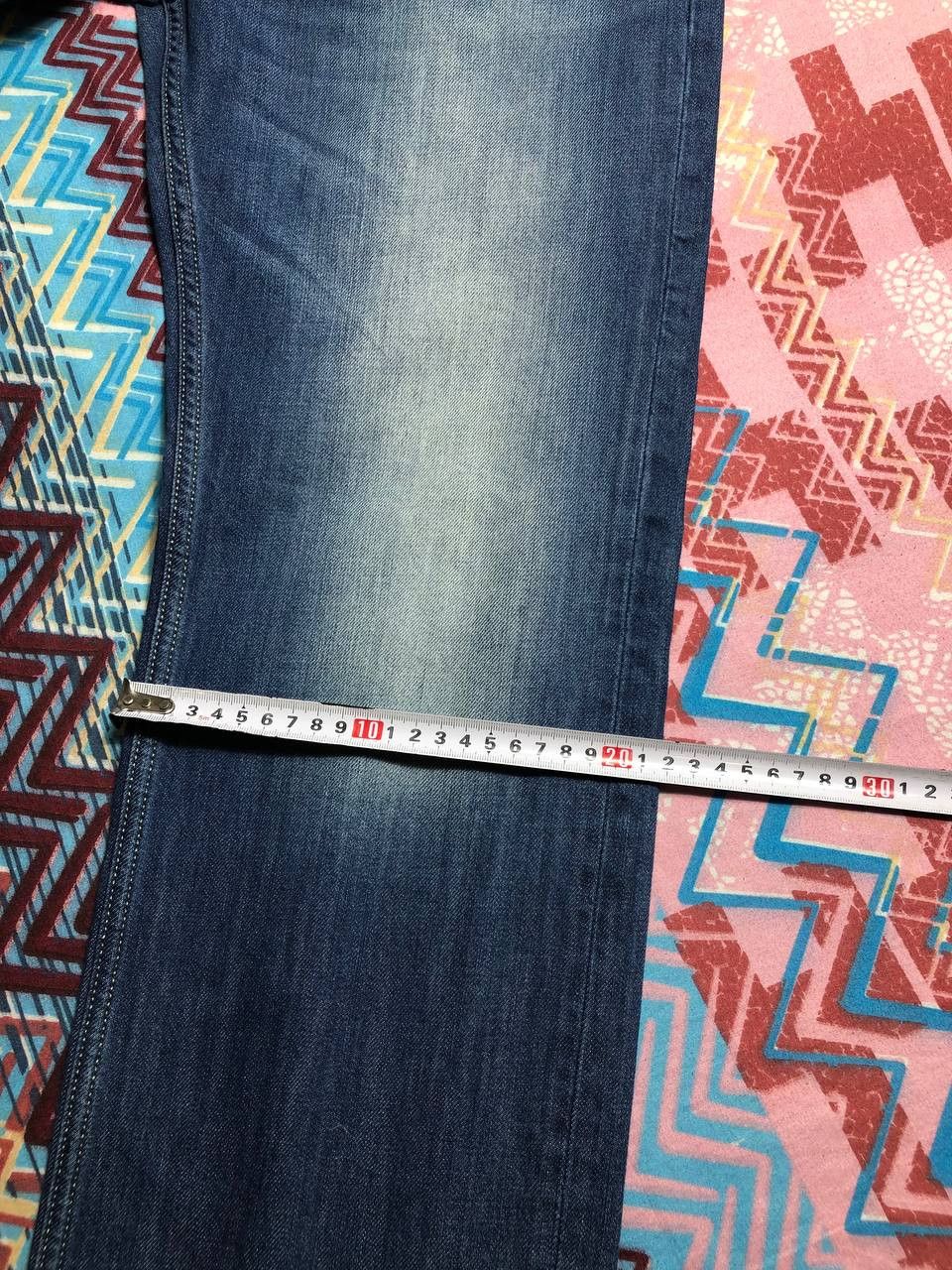 Diesel × Vintage Vintage Diesel Jeans Distressed Faded Flared Wide Baggy Y2K Size US 30 / EU 46 - 9 Thumbnail