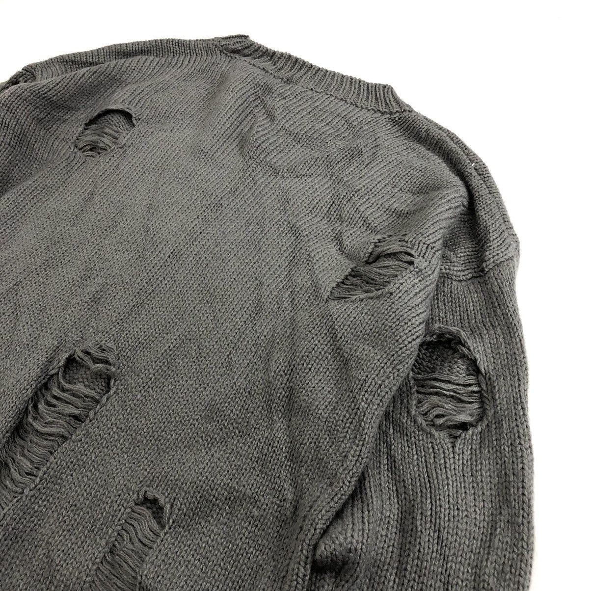 If Six Was Nine × Japanese Brand × Le Grande Bleu (L.G.B.) 2000s Tie Card Log Destroyer Grunge Lgb Punk Style Knitted Size US M / EU 48-50 / 2 - 14 Thumbnail