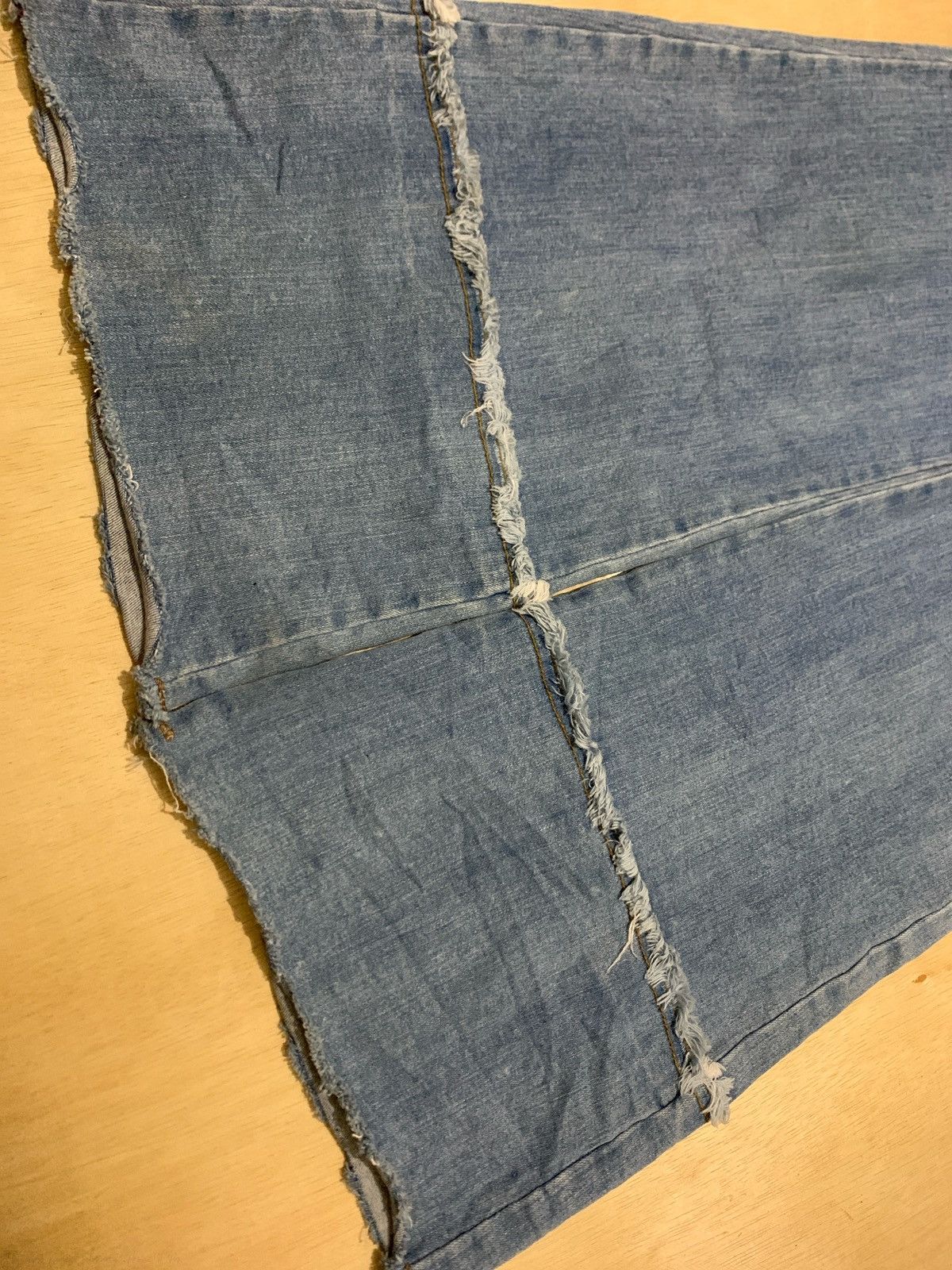 14th Addiction × 20471120 × Japanese Brand Y2k Flare DINT Denim Jeans Bootcut Size 28" / US 6 / IT 42 - 5 Thumbnail