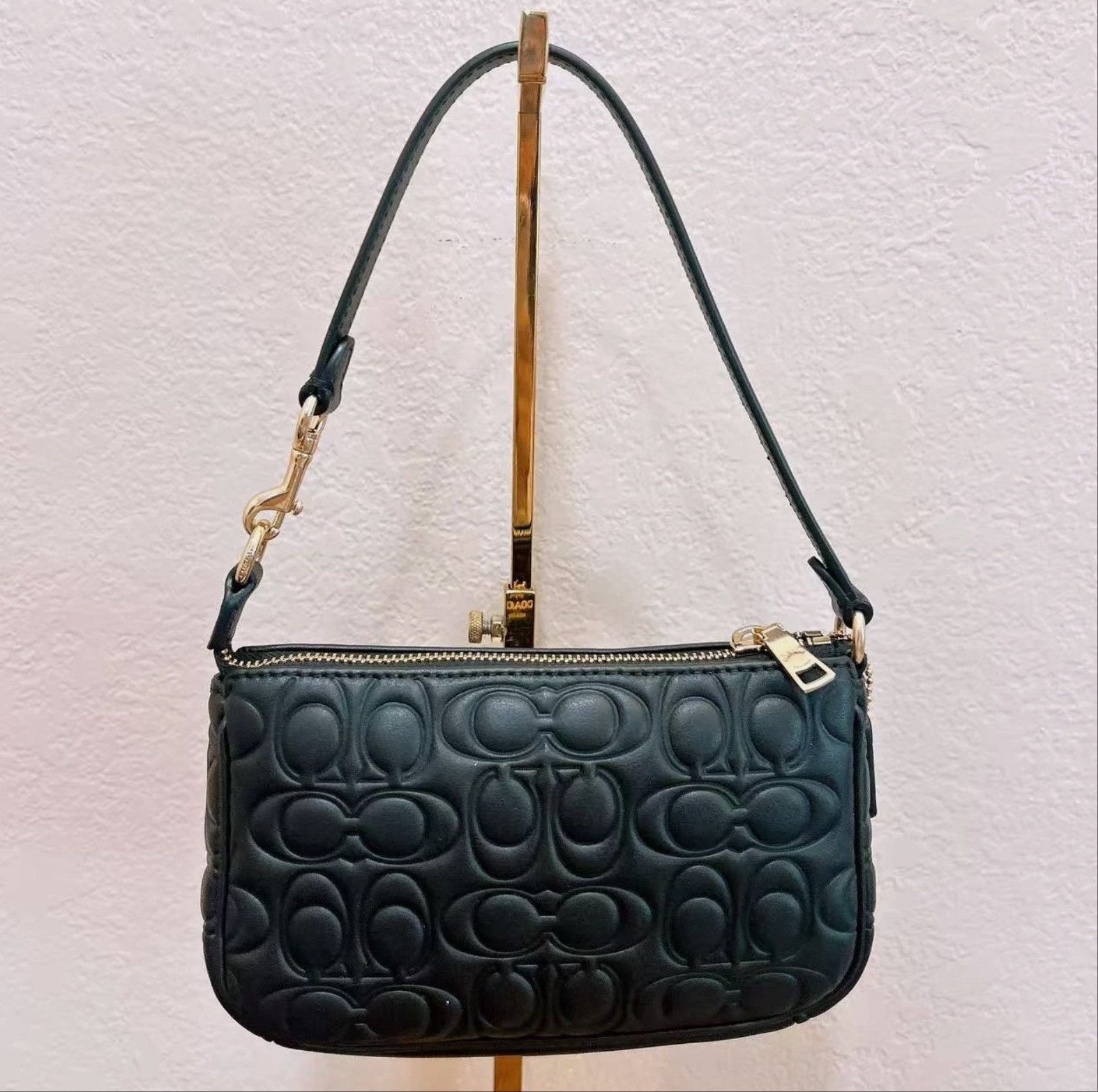 Coach NWT Coach Nolita 19 In Signature Canvas cz456 Walnut/Black Size ONE SIZE - 6 Thumbnail