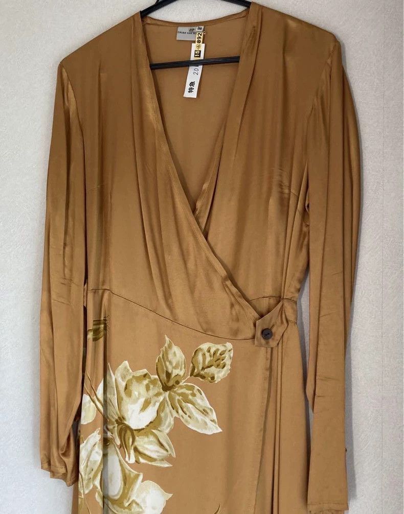 Dries Van Noten Dries Van Noten size:38 Early yellow floral wrap dress Size XS / US 0-2 / IT 36-38 - 2 Thumbnail