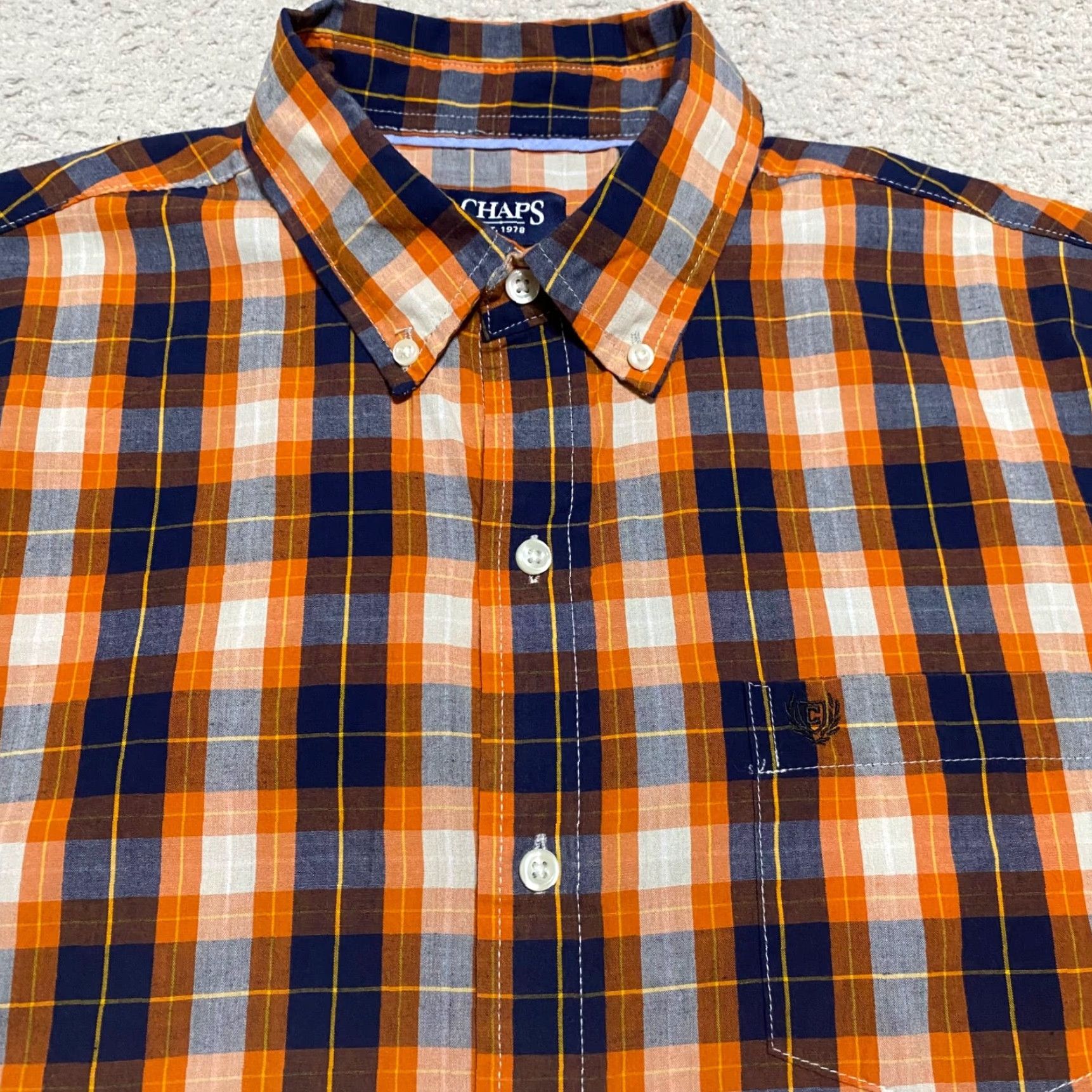 Chaps Chaps Ralph Lauren Mens Large Shirt Multicolor Plaid Long Sleeve Button-Down Size US L / EU 52-54 / 3 - 3 Thumbnail