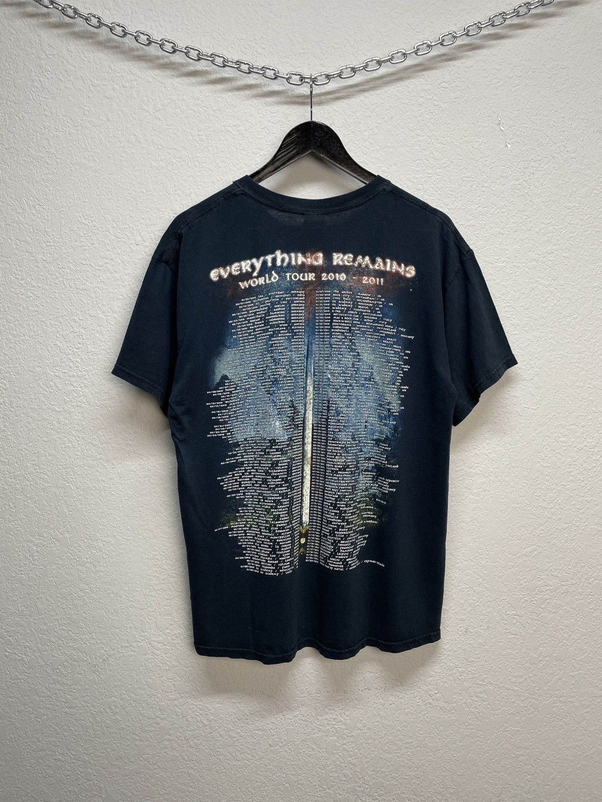 Band Tees Vintage Eluveitie Rock Metal Folk Tee World Tour 2010 Size US L / EU 52-54 / 3 - 2 Thumbnail