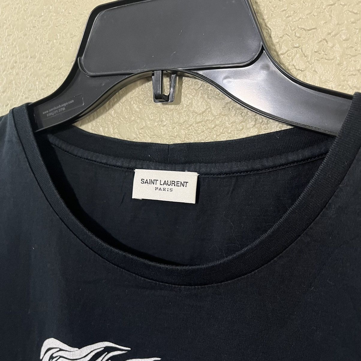Saint Laurent Paris Grimes Saint Laurent YSL Swan Shirt XXL Size US XXL / EU 58 / 5 - 3 Thumbnail