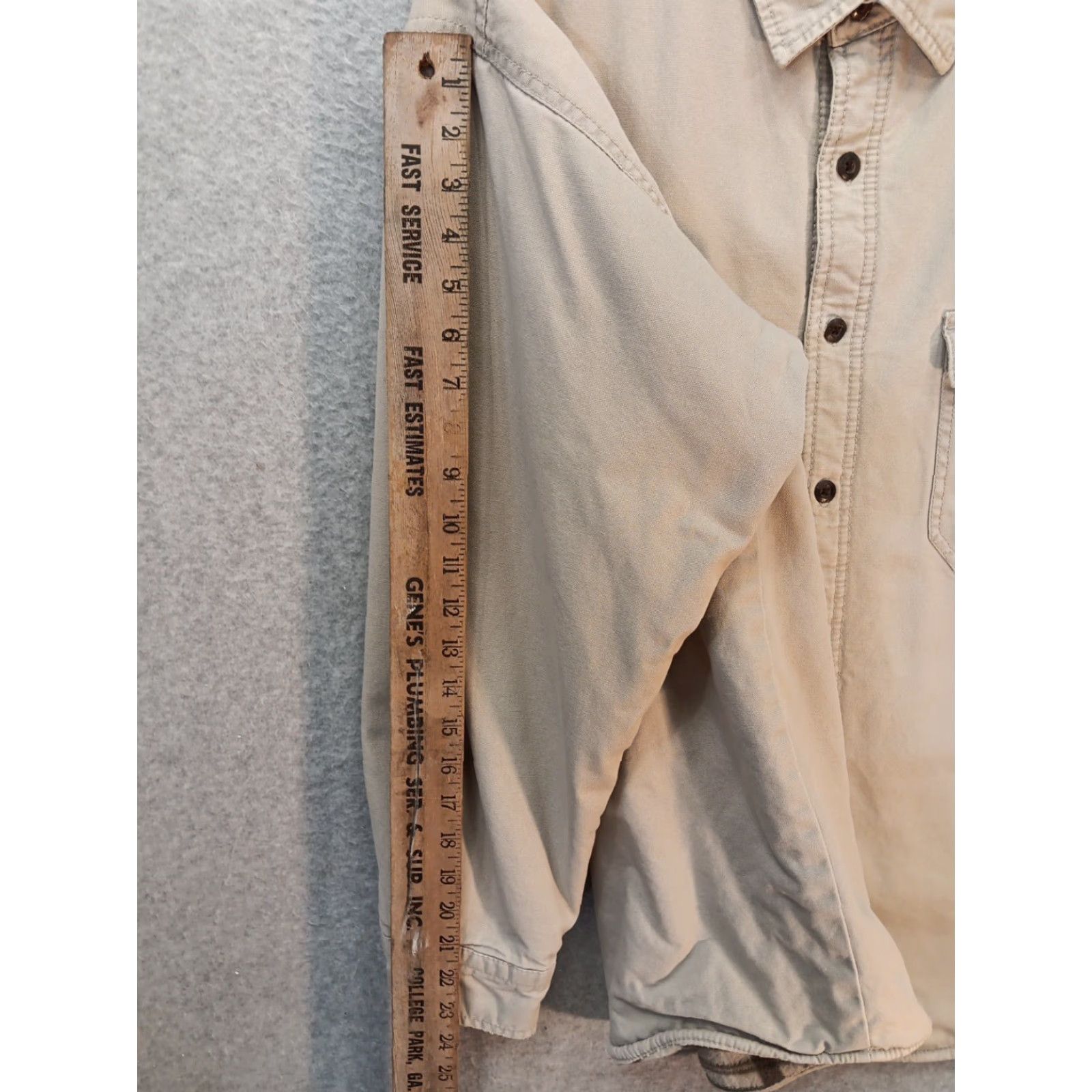Vintage VINTAGE LEVIS Jacket Coat Men L Beige Bomber Lined Shacket Blanket Coat Size US L / EU 52-54 / 3 - 7 Thumbnail