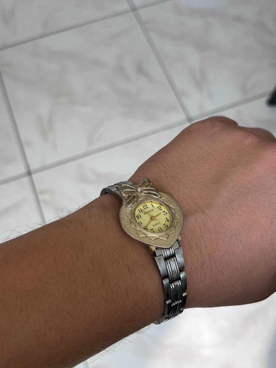 Japanese Brand × Vintage Vintage 90s Bow 🎀 Japanese style futuristic Steel Watch Size ONE SIZE - 6 Thumbnail