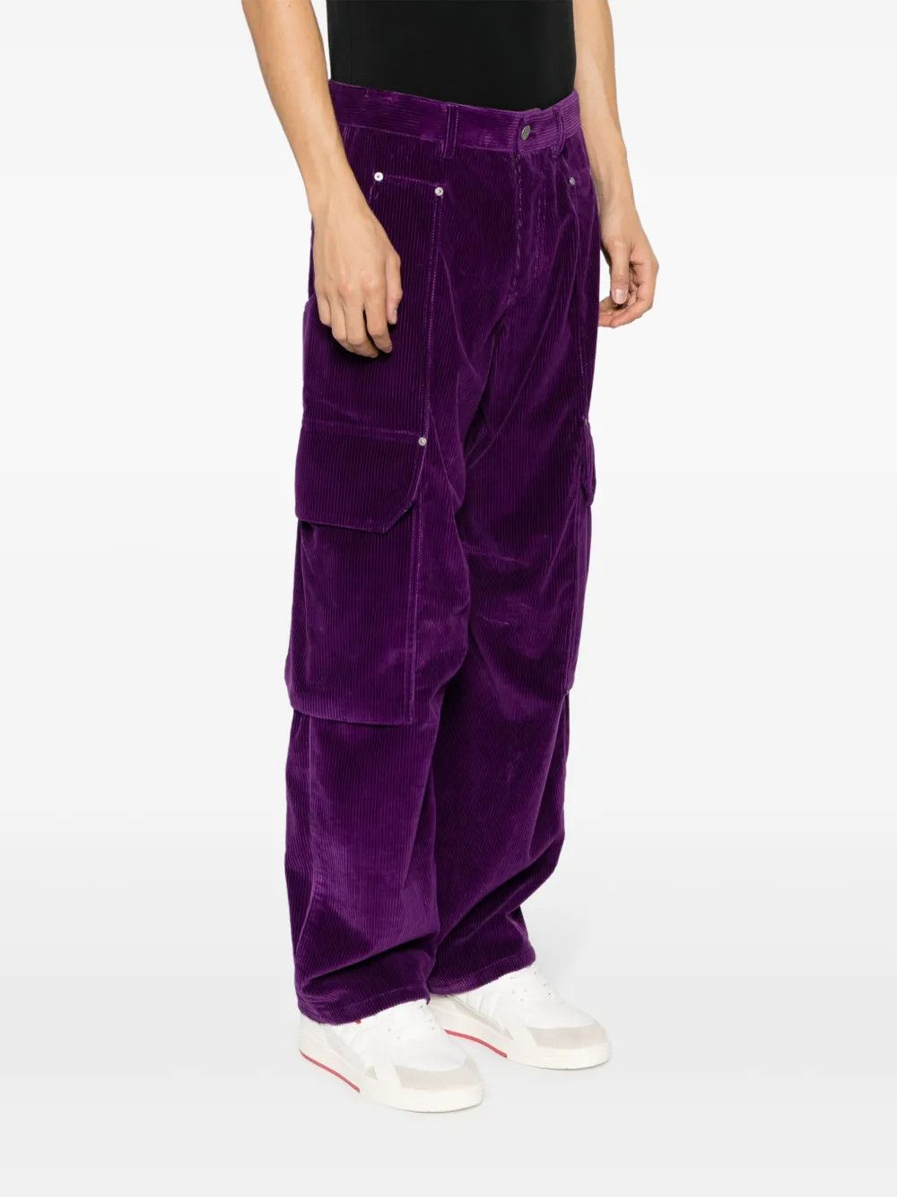 Palm Angels o1y0325 Cargo Pant in Purple Size US 32 / EU 48 - 2 Thumbnail