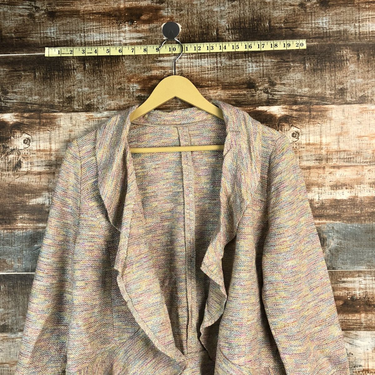 Japanese Brand Christian Aujard Liberte Pink Cardigan Knitwear #A2316 Size M / US 6-8 / IT 42-44 - 2 Thumbnail