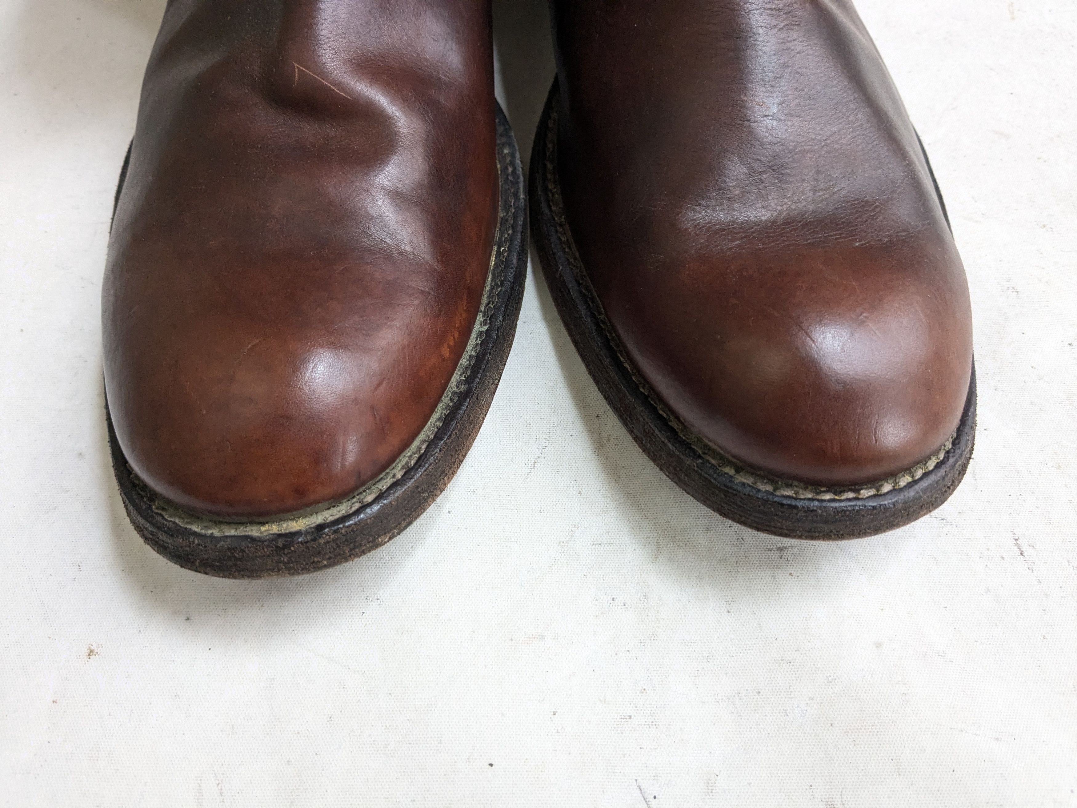 Frye Frye Engineer Boots Brown Leather 13 D Leather Buckle Punk Size US 13 / EU 46 - 2 Thumbnail