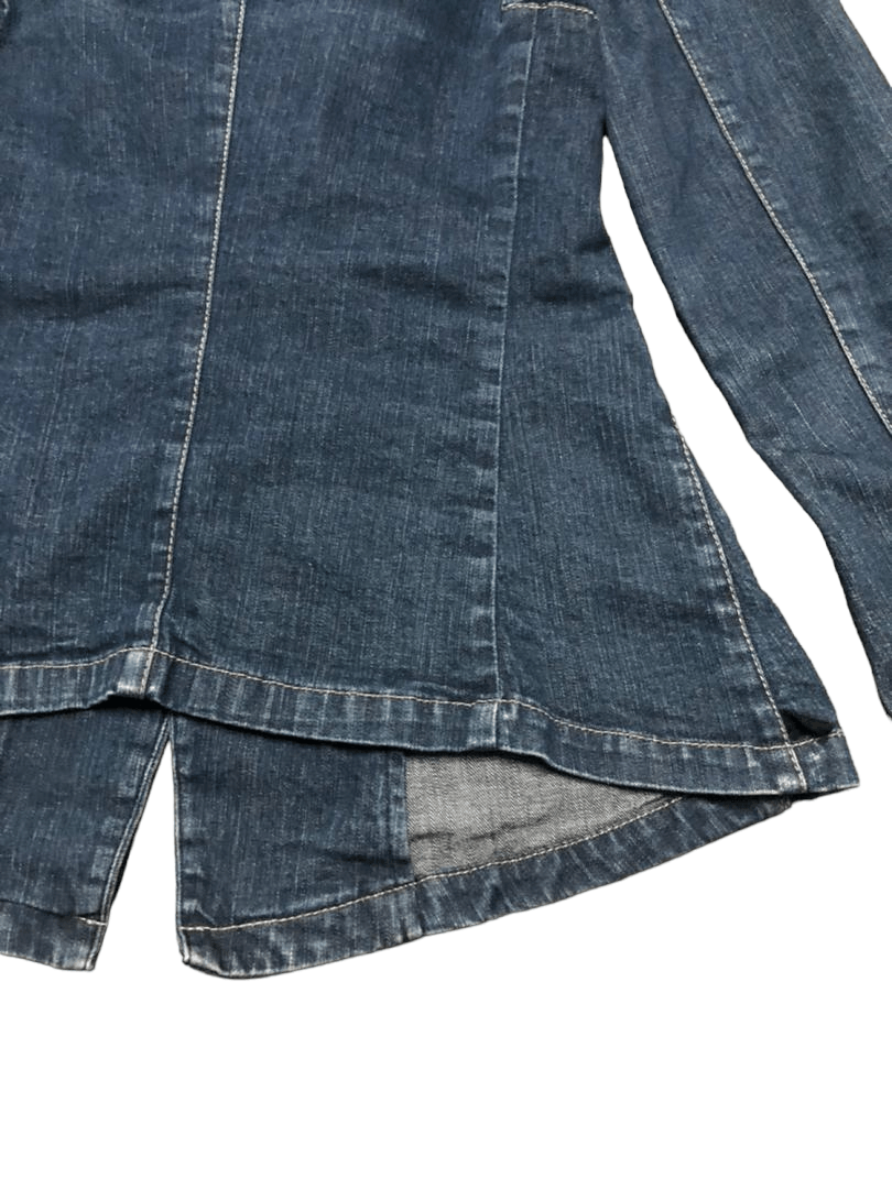 Japanese Brand Marithe Francois Girbaud Denim Double Breasted Coat Jacket Size S / US 4 / IT 40 - 15 Thumbnail