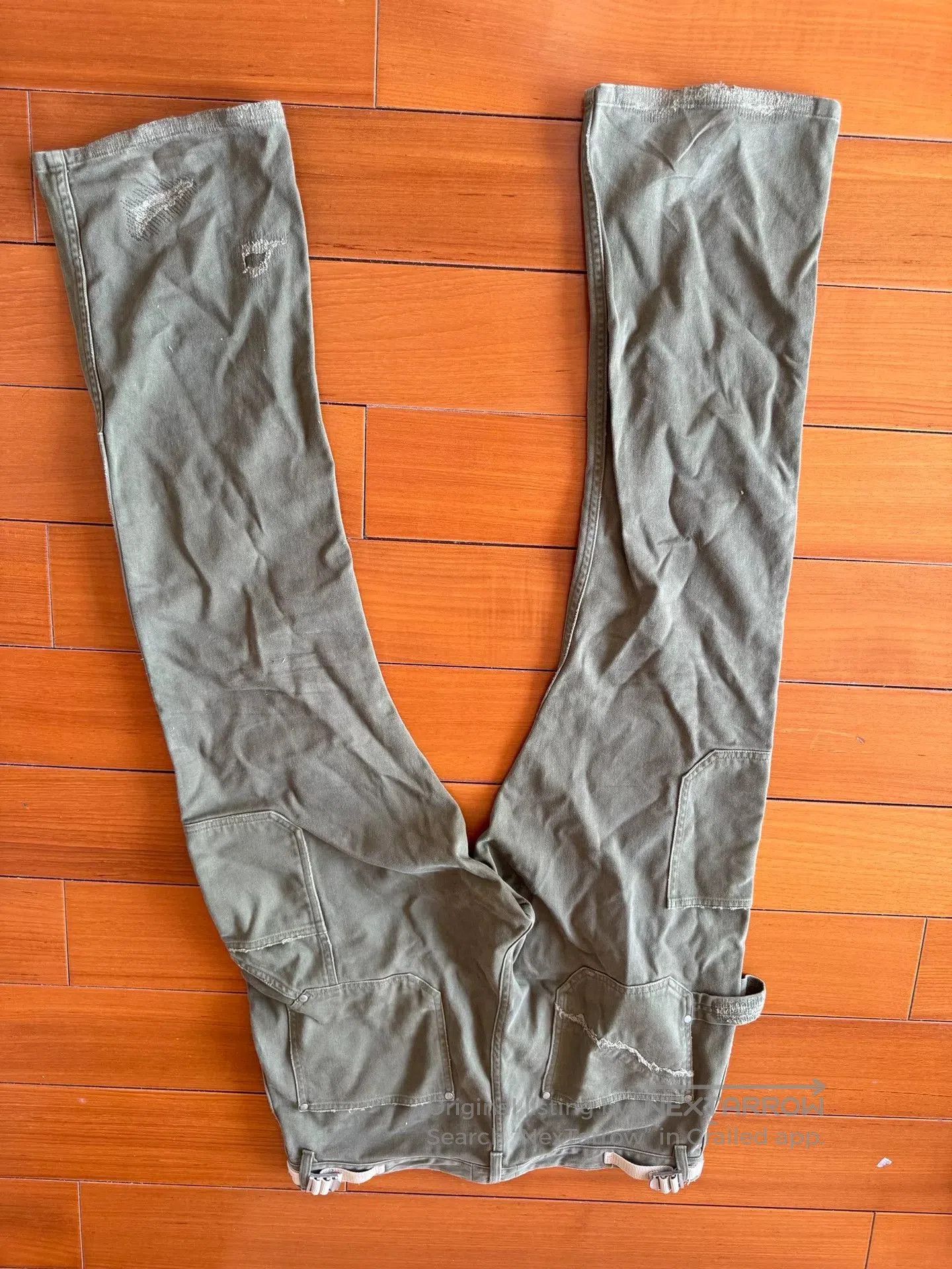 Vuja De Vujade 004 Green Cargo Pants. Size US 28 / EU 44 - 7 Thumbnail