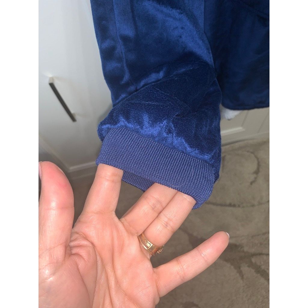 The Unbranded Brand Oversized Wearable Blanket Hoodie Sweatshirt Blue Unisex Size ONE SIZE - 4 Thumbnail