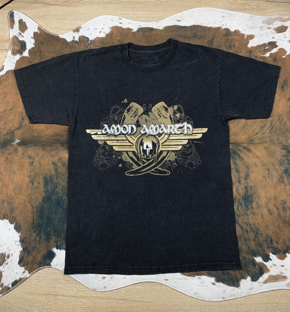 Band Tees × Vintage Vintage Amon Amarth Rock Band Tee Tshirt 00’S Size US S / EU 44-46 / 1 - 1 Thumbnail