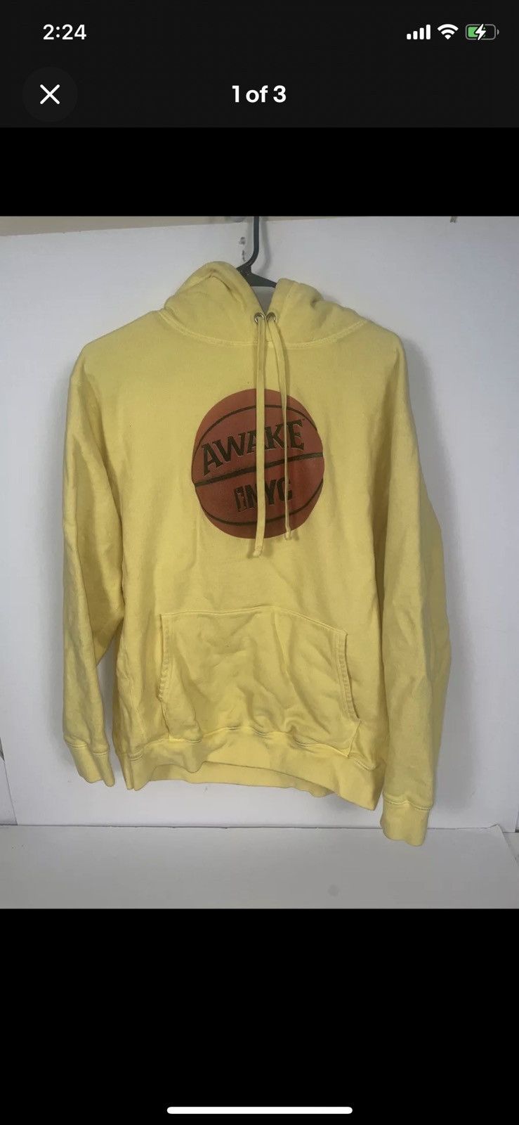 Awake NY Basketball hoodie knicks Xl