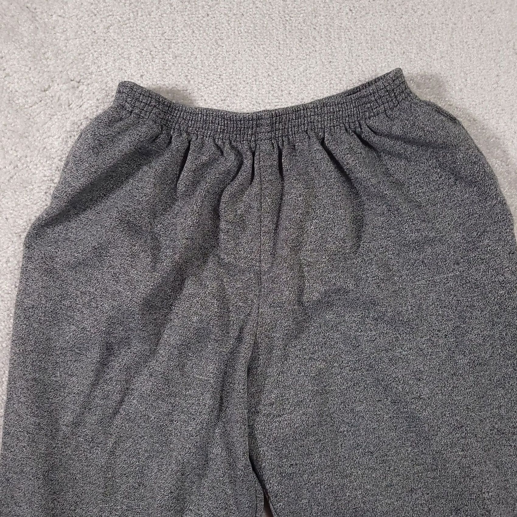 Vintage VINTAGE Alfred Dunner Pants Women's 14 Gray Knit High Rise Crop Pull On USA Size 36" / US 14 / IT 50 - 3 Thumbnail