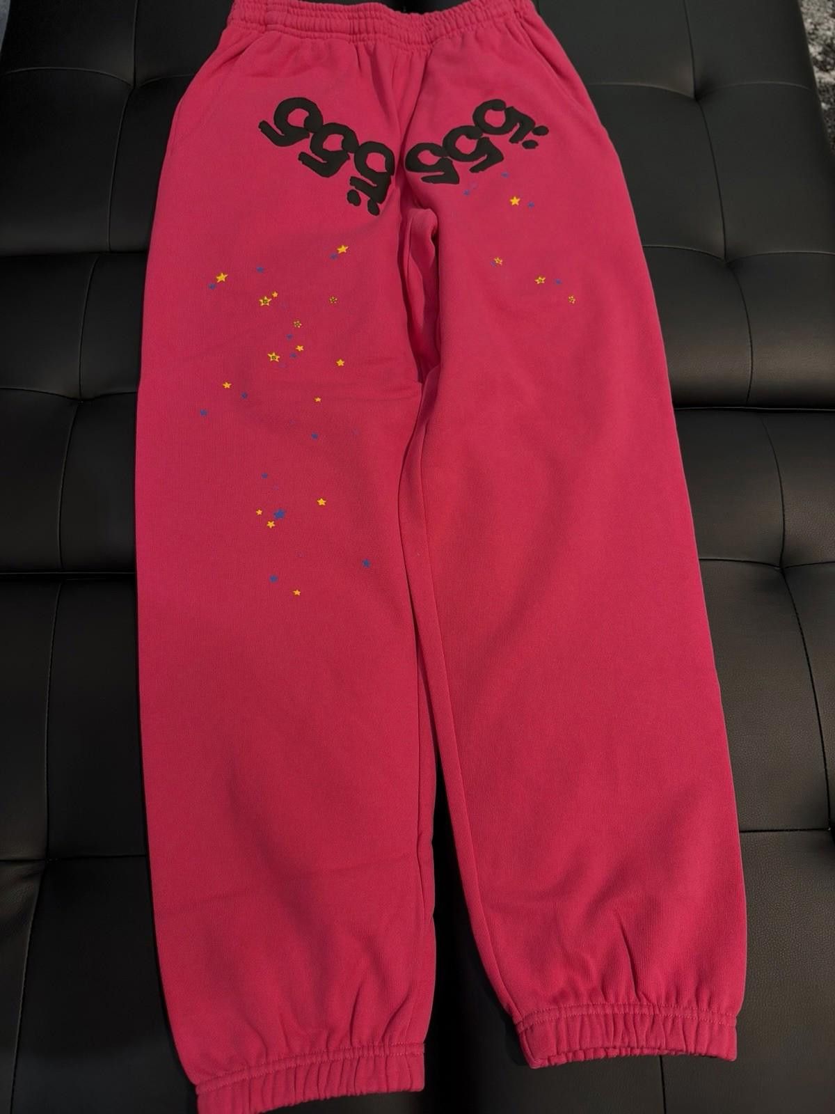 Sp5der Size XS - Sp5der Worldwide Pink Sweatpants Spider Size US 28 / EU 44 - 3 Thumbnail