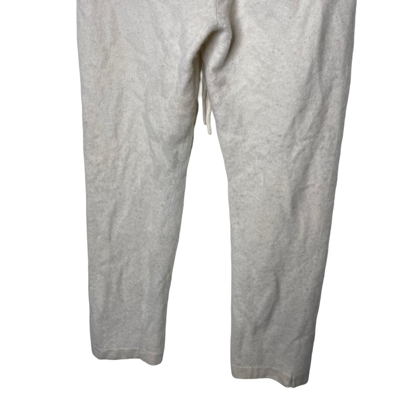 Other Gentle Herd Luxury Cashmere Drawstring Pants Off White S Size 26" / US 2 / IT 38 - 5 Thumbnail