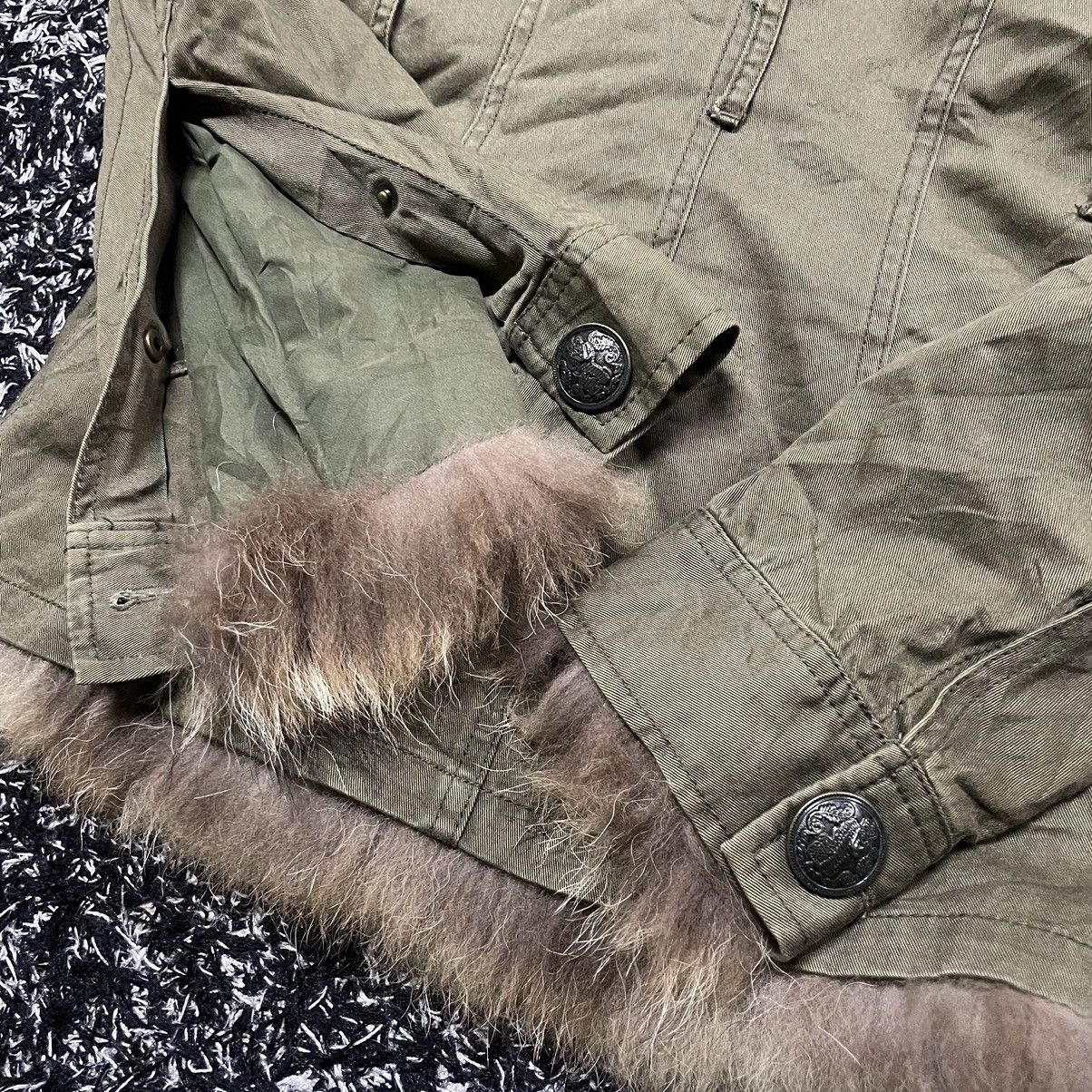 14th Addiction × If Six Was Nine 💥Dope💥- SLY/Against The Way Us Military Style Real Fur Linen Size S / US 4 / IT 40 - 14 Thumbnail