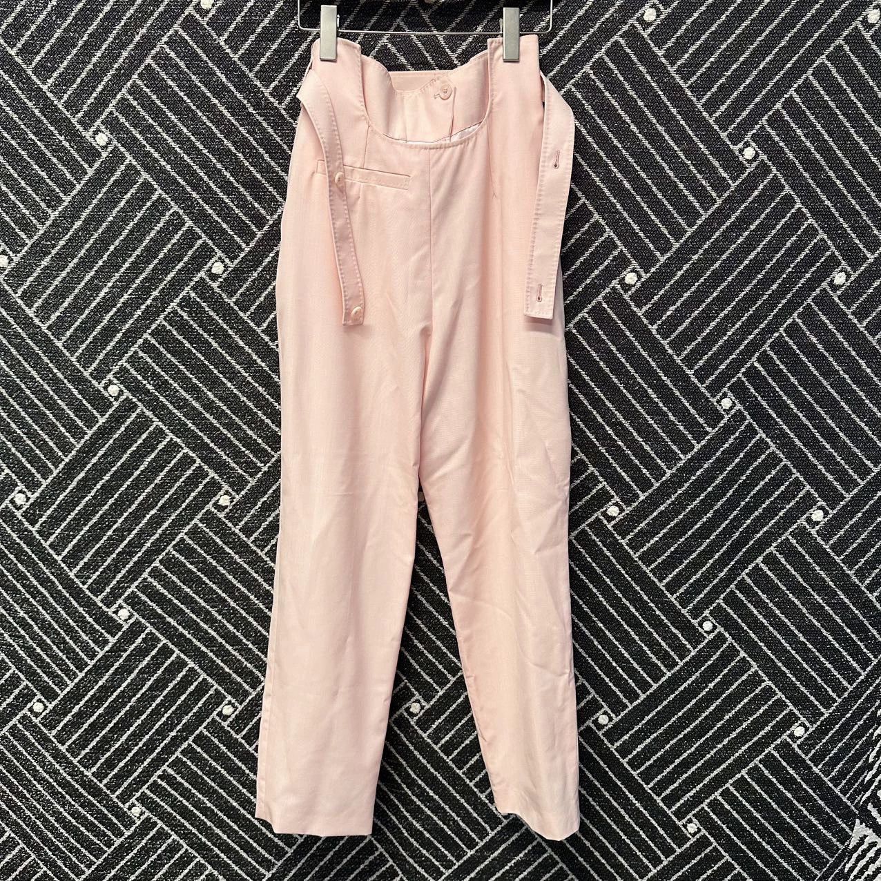 Burberry Burberry Pink Belted Chinos 99 New Size 28" / US 6 / IT 42 - 2 Thumbnail