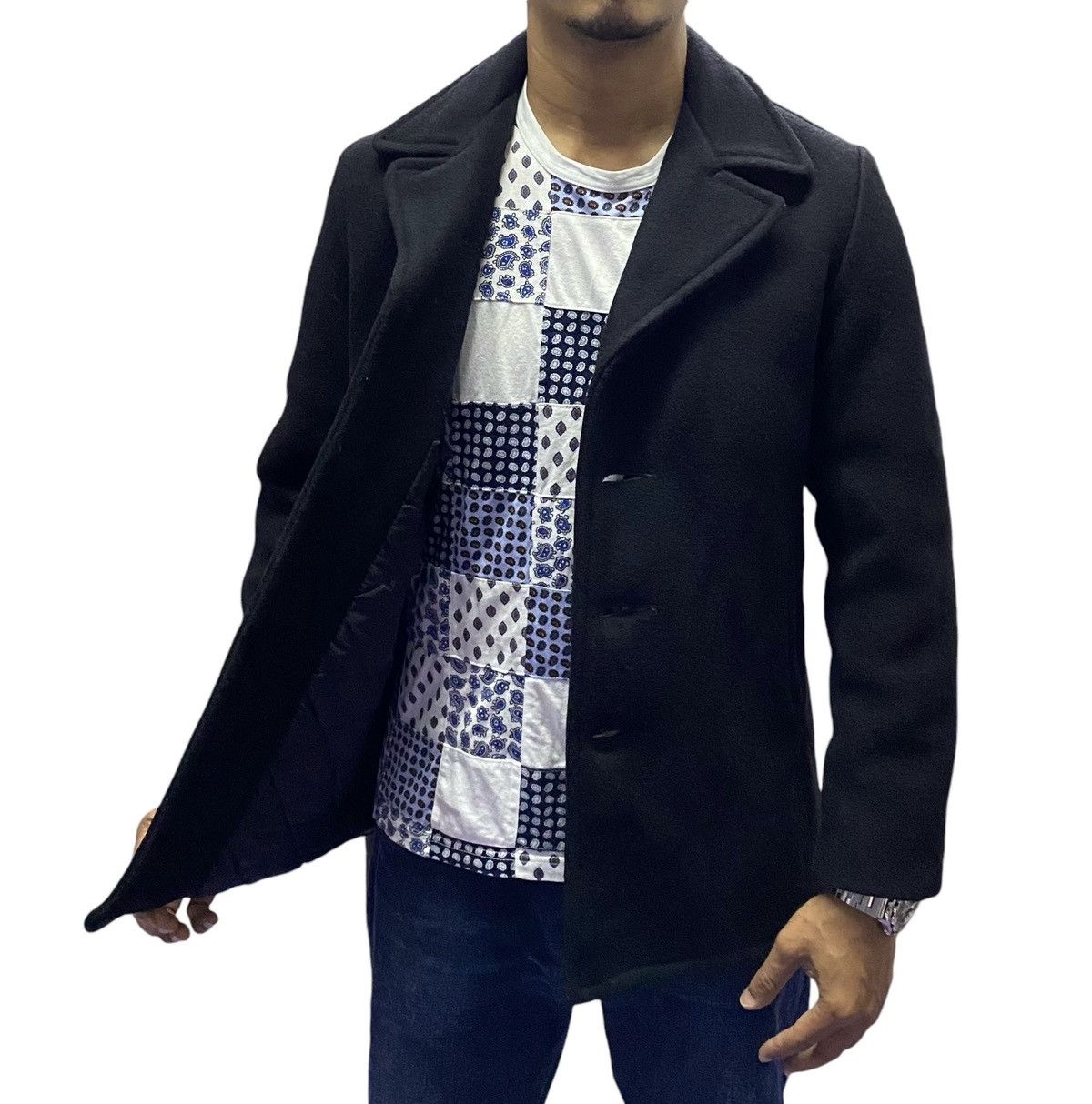 Schott × Vintage Vintage Schott USN WW2 Wool Peacoat Jacket m Size US M / EU 48-50 / 2 - 5 Thumbnail