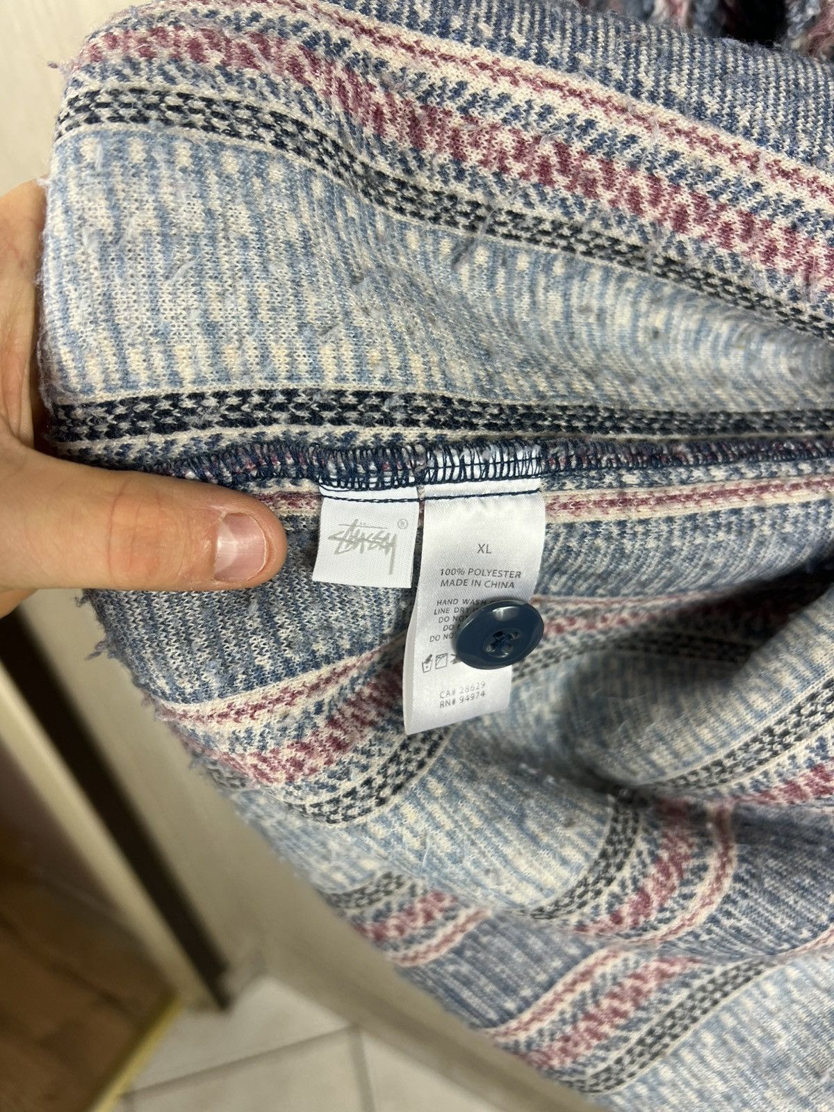 Stussy Stussy sherpa overshirt jacket fleece shirt y2k streetwear Size US XL / EU 56 / 4 - 22 Thumbnail
