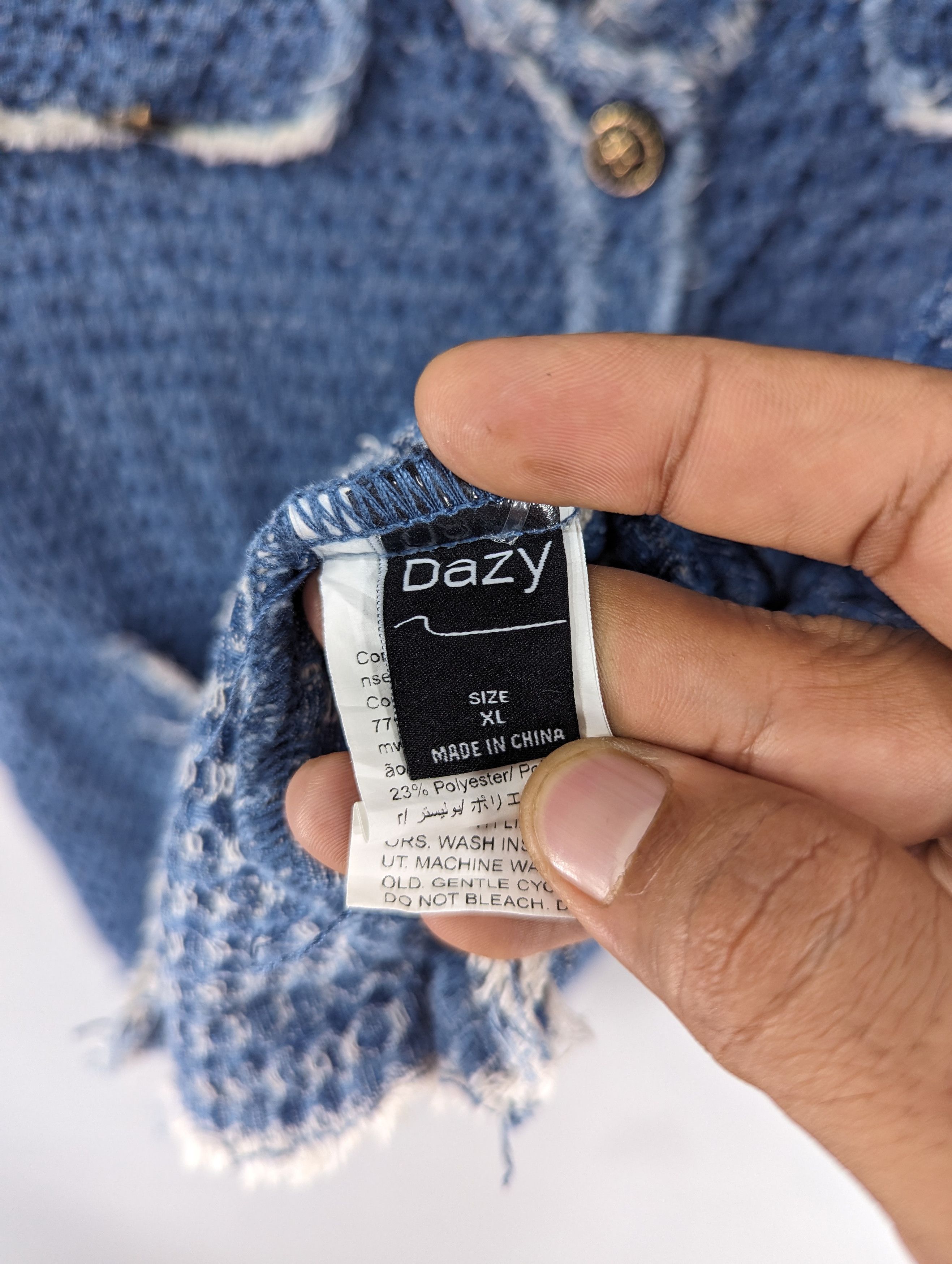 Japanese Brand Dazy Denim Style Sleeveless Vest Jacket Size XL / US 12-14 / IT 48-50 - 8 Thumbnail