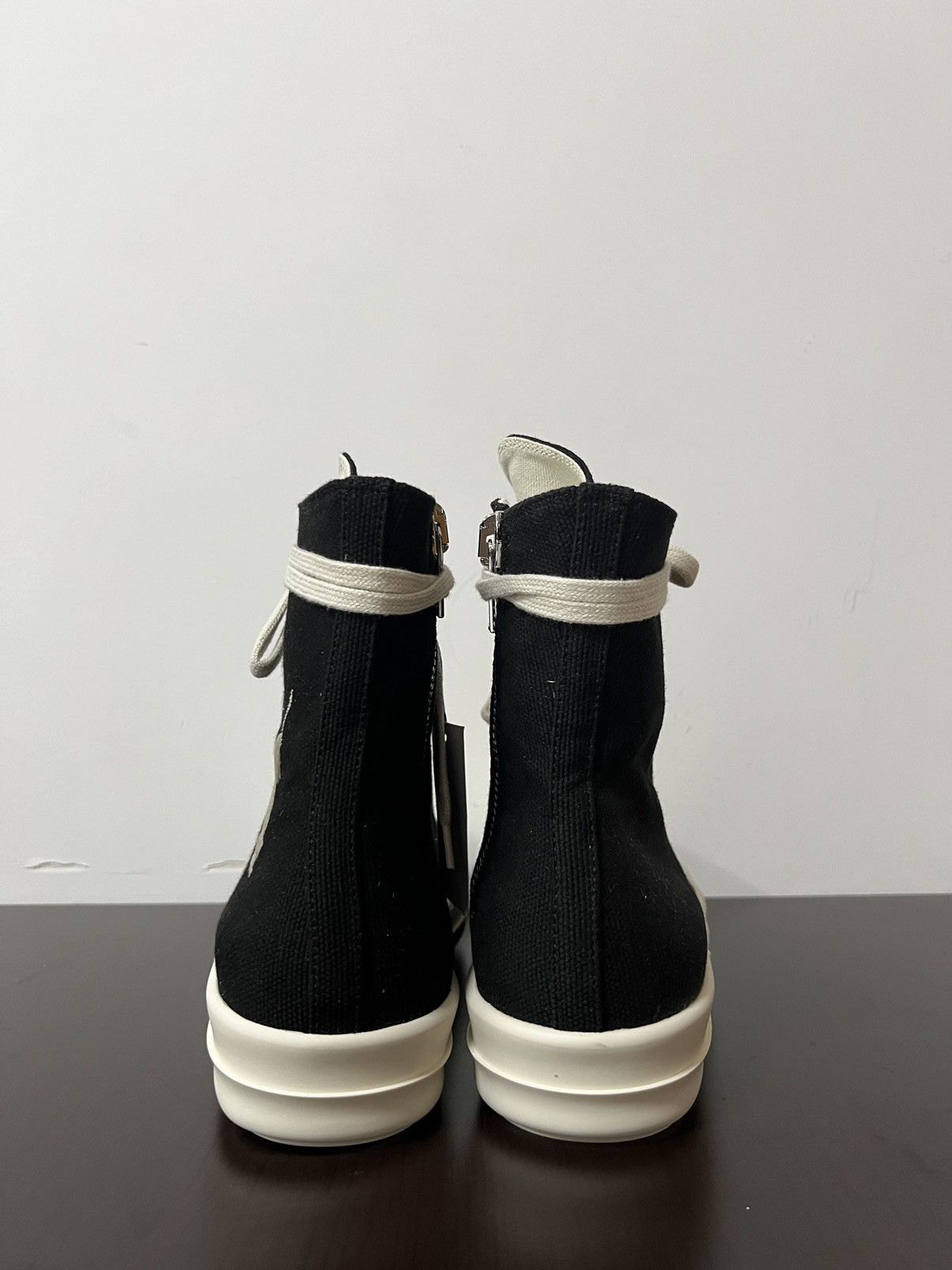 Rick Owens Drkshdw Rick owens drkshdw ramones high top sneaks sz 41.5 Size US 8.5 / EU 41-42 - 7 Thumbnail
