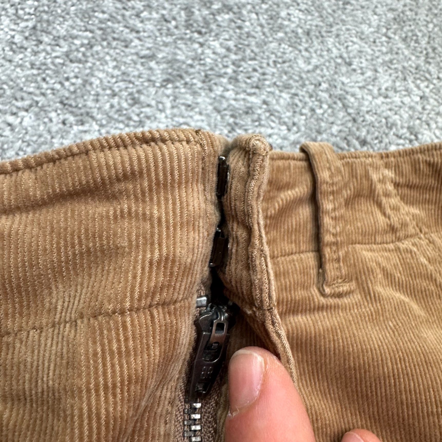Banana Republic Banana Republic Corduroy Jogger Pants Womens 0 Brown Ankle Zip Utility Stretch Size 25" / US 0 / IT 36 - 6 Thumbnail