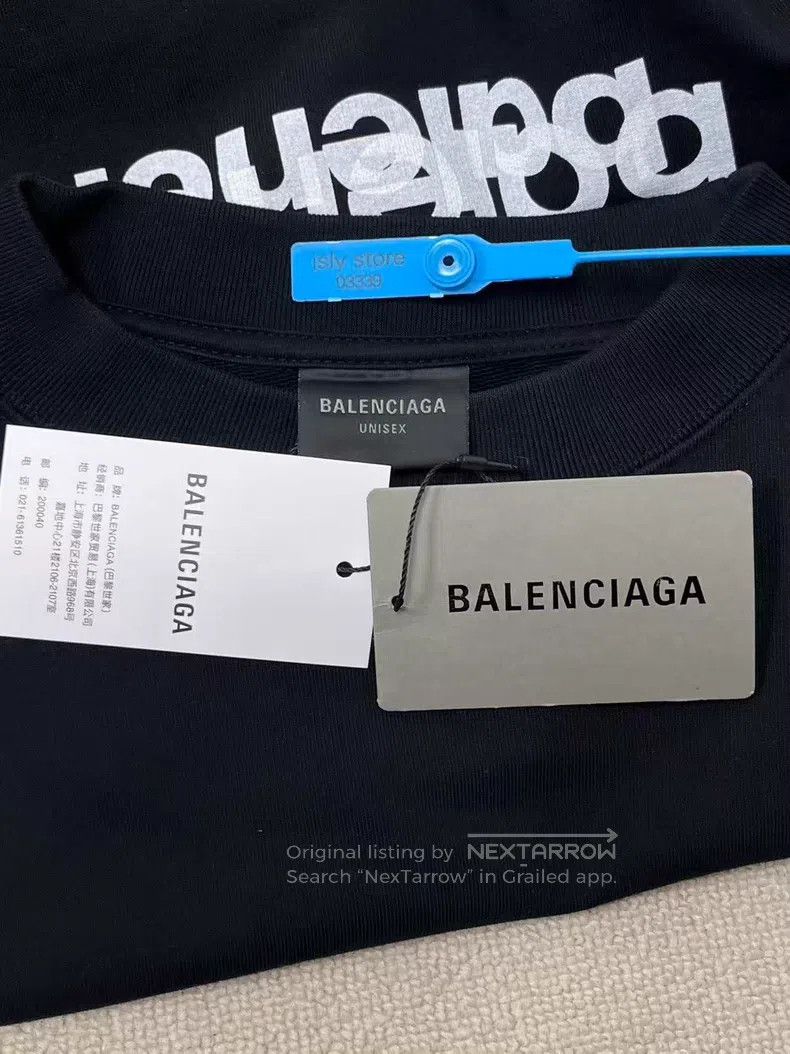 Balenciaga Balenciaga Letter Printed Casual Hooded Long Sleeve Sweats Size US L / EU 52-54 / 3 - 5 Thumbnail
