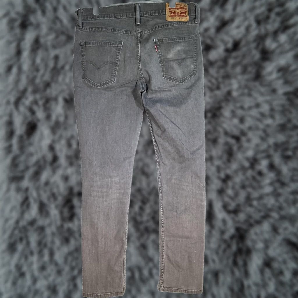 Levi's VINTAGE Levis 511 Jeans Mens 34x34 Gray Slim Fit Stretch Denim Tapered Zip Fly Size US 34 / EU 50 - 1 Thumbnail