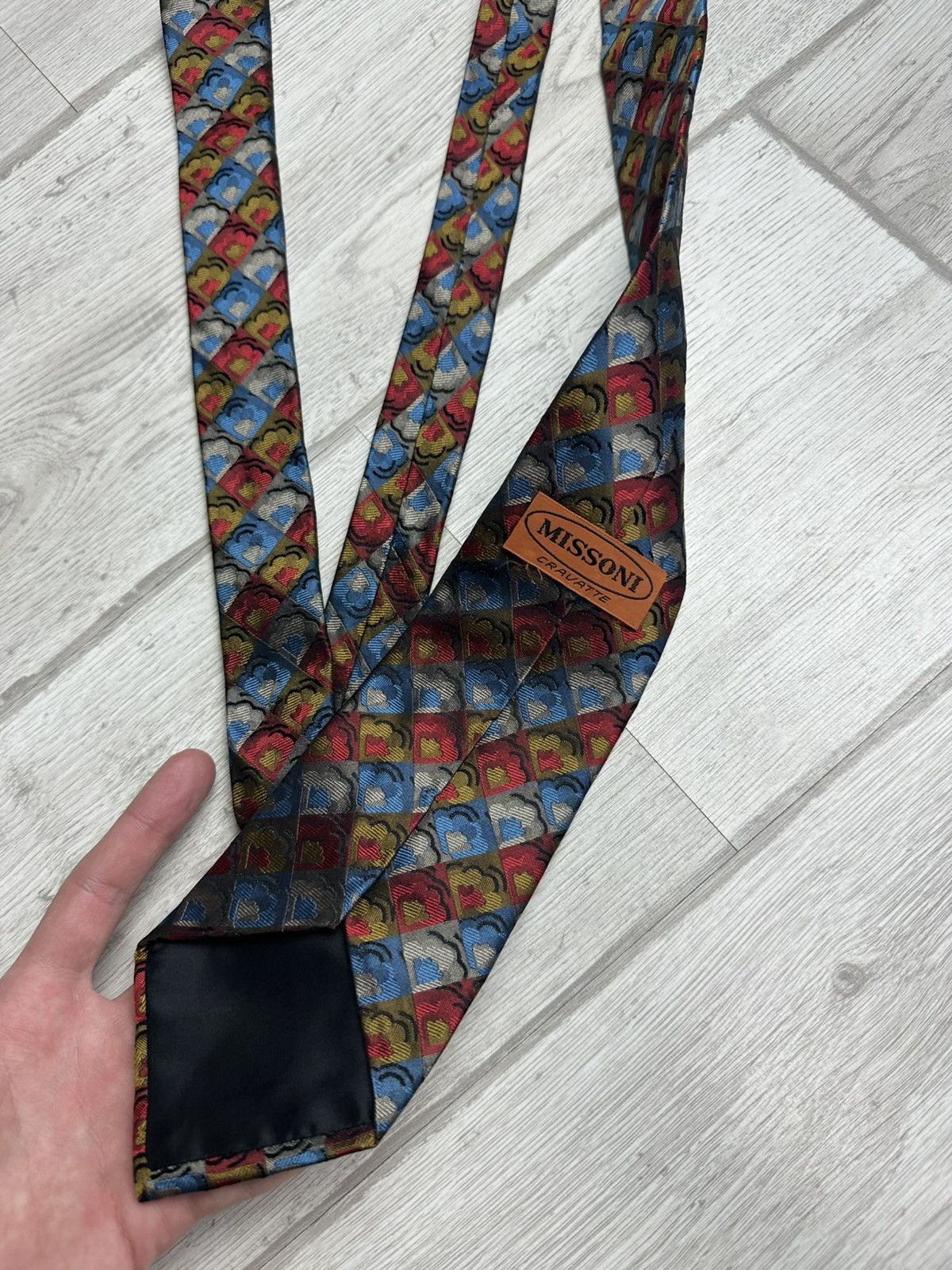 Missoni Missoni Tie Abstract 100% Silk Made in Italy Size ONE SIZE - 2 Thumbnail