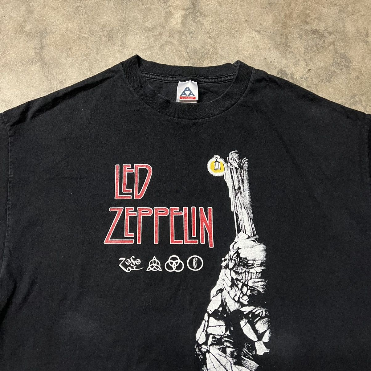 Band Tees × Vintage Vintage 2000’s Led Zeppelin Band T-Shirt Size US XL / EU 56 / 4 - 2 Thumbnail