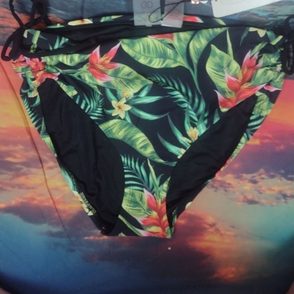 Other Calia island palms tankini top and bottoms set size X-small Size ONE SIZE - 5 Thumbnail
