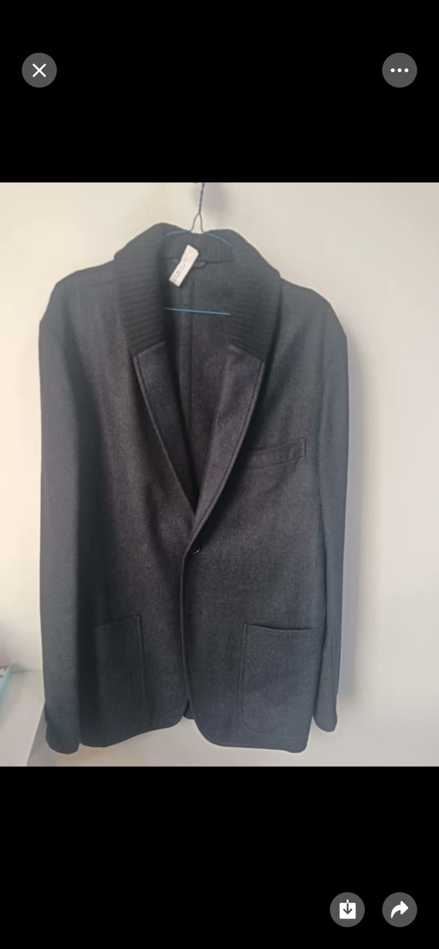 Hermes Hermes Men's Gray Cardigan Sweater Size US M / EU 48-50 / 2 - 1 Thumbnail