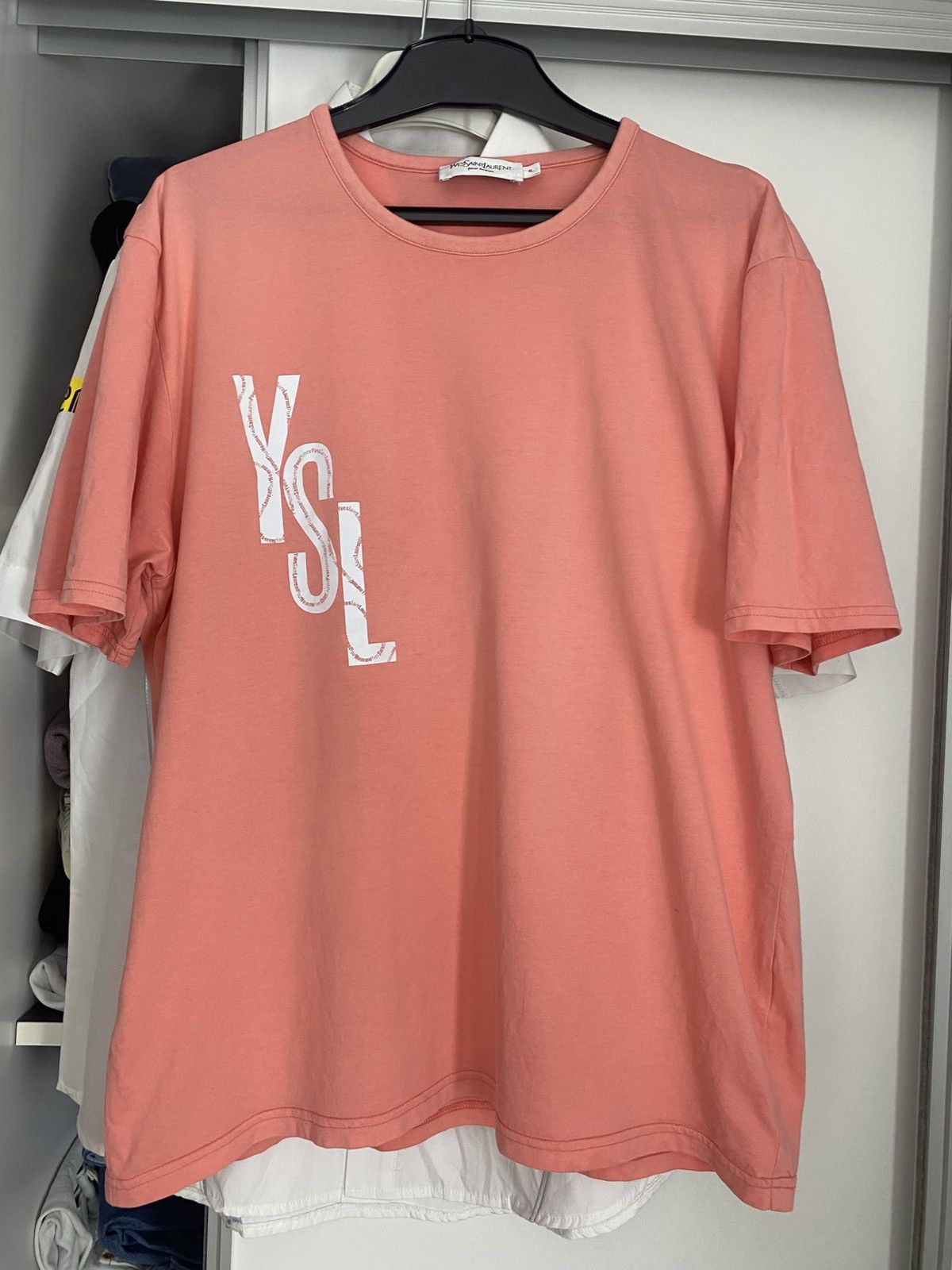 Yves Saint Laurent Yves Saint Laurent Pour Homme Vintage YSL tee t-shirt 90s Size US XL / EU 56 / 4 - 1 Thumbnail