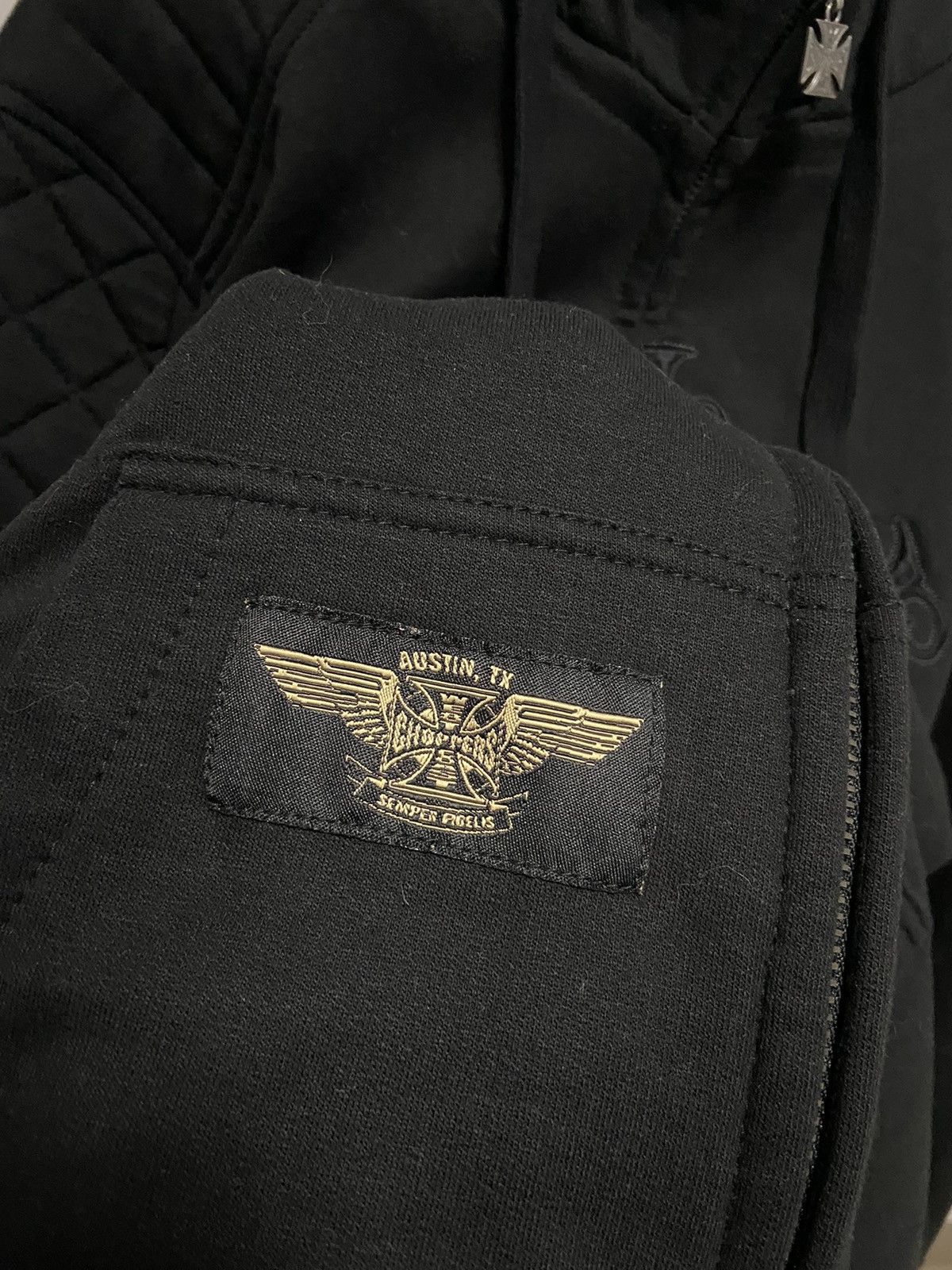 Vintage × West Coast Choppers West coast choppers zip hoodie big logo biker Moto vintage Size US XL / EU 56 / 4 - 5 Thumbnail