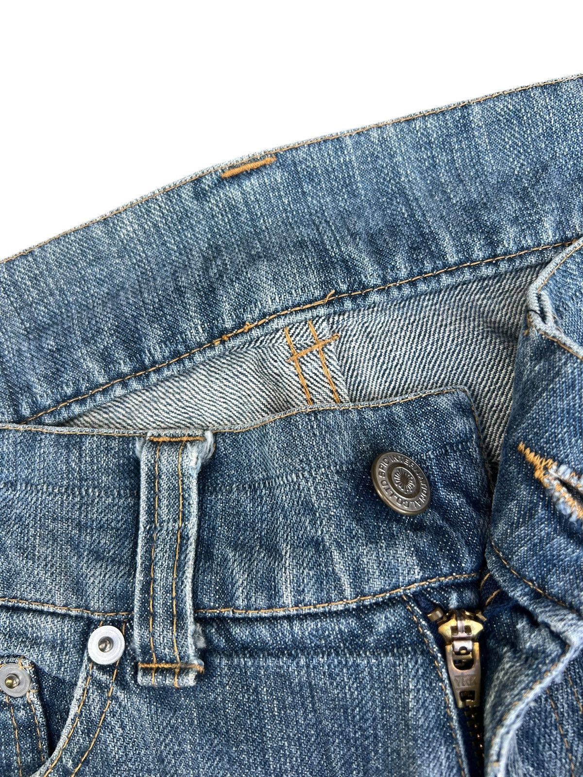 Tornado Mart Archive Tornado Mart Patchwork Denim Super Flare Jeans Size US 31 - 7 Thumbnail