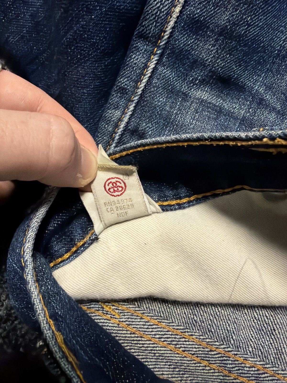 Stussy Vintage 2000s Stussy Embroidered Jeans - Waist: 31” Size US 31 - 7 Thumbnail